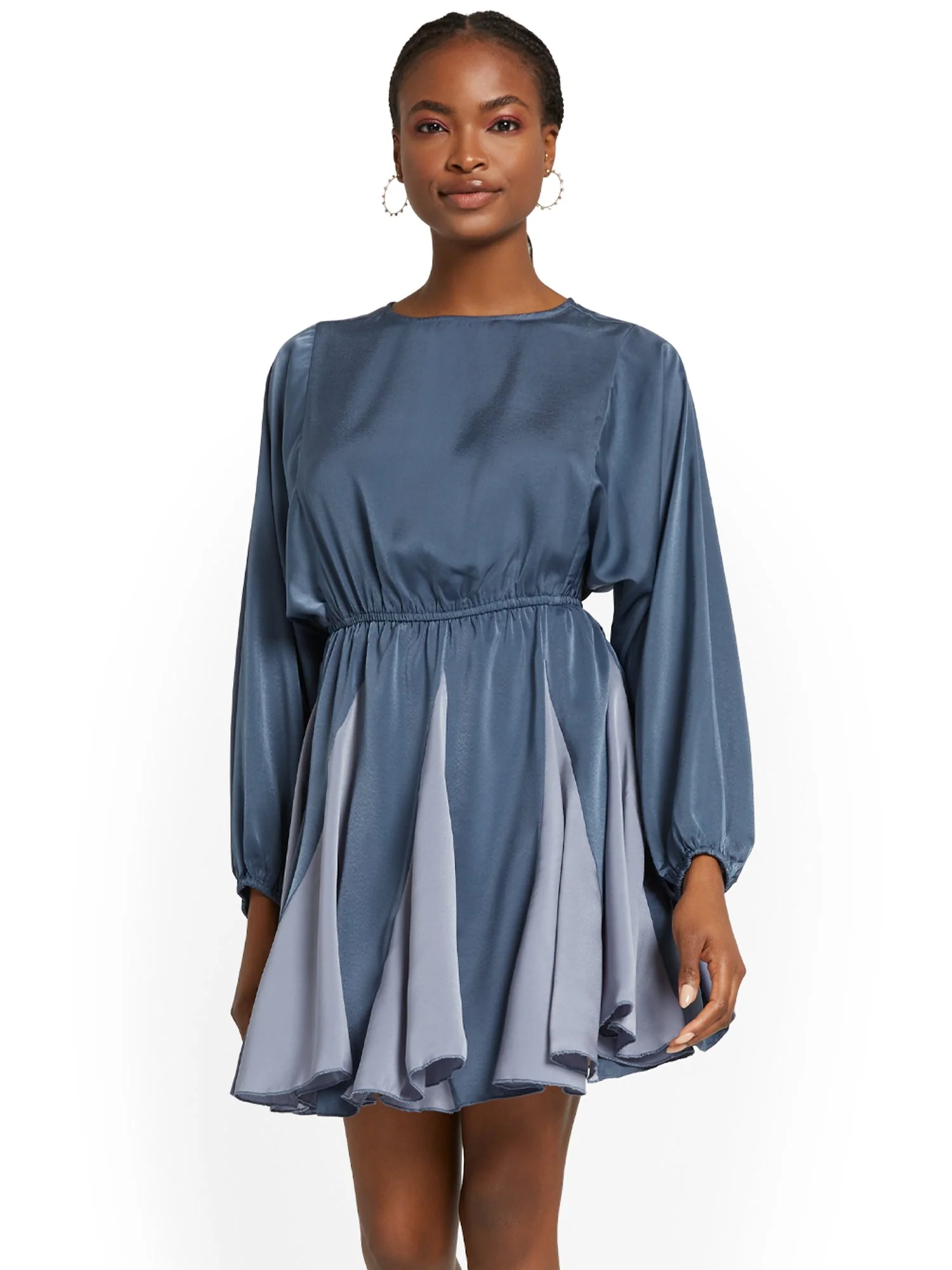 Strut & Bolt Long-Sleeve Pleated Mini Dress - Brands We Love - Image 7