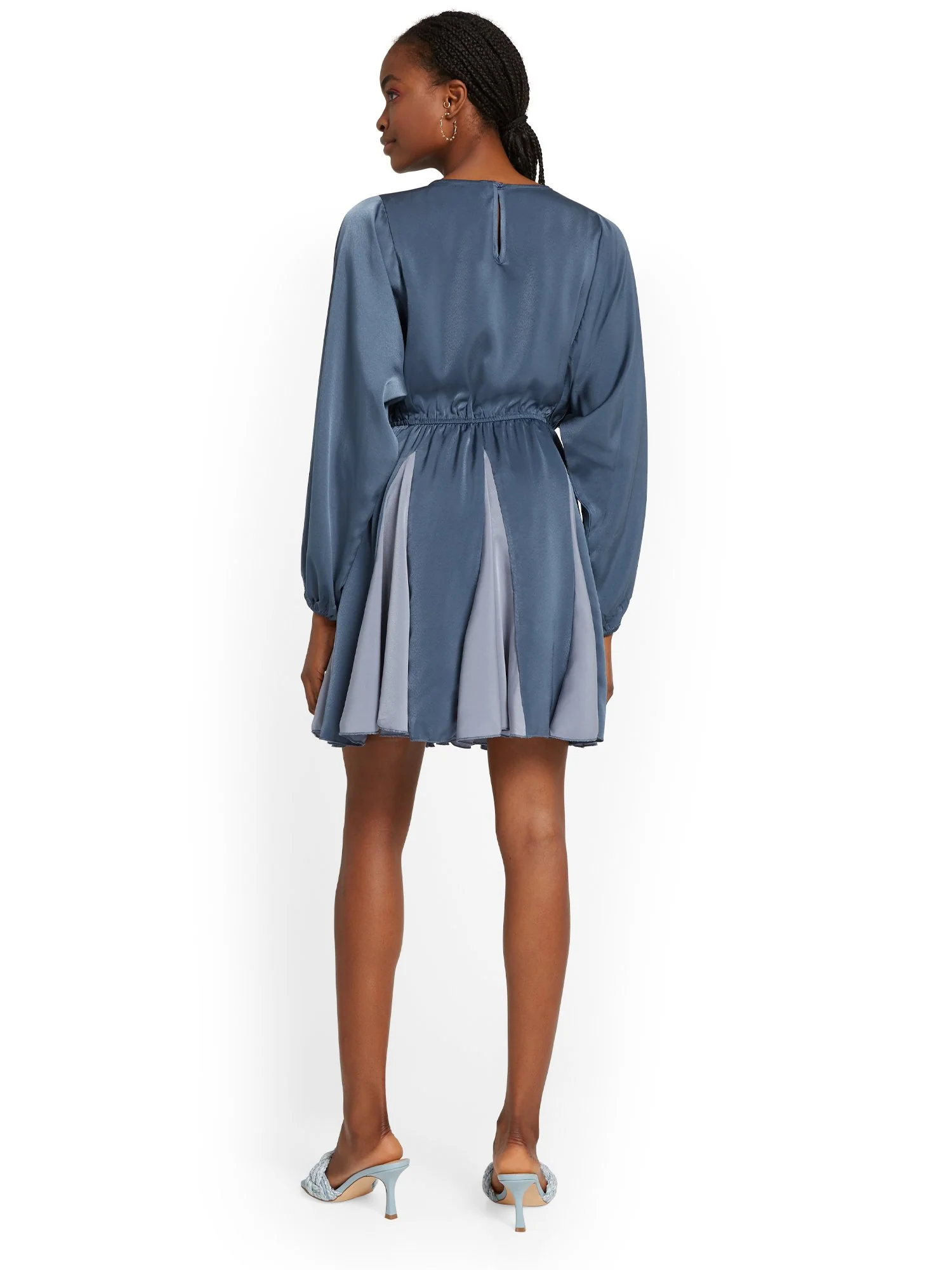 Strut & Bolt Long-Sleeve Pleated Mini Dress - Brands We Love - Image 8