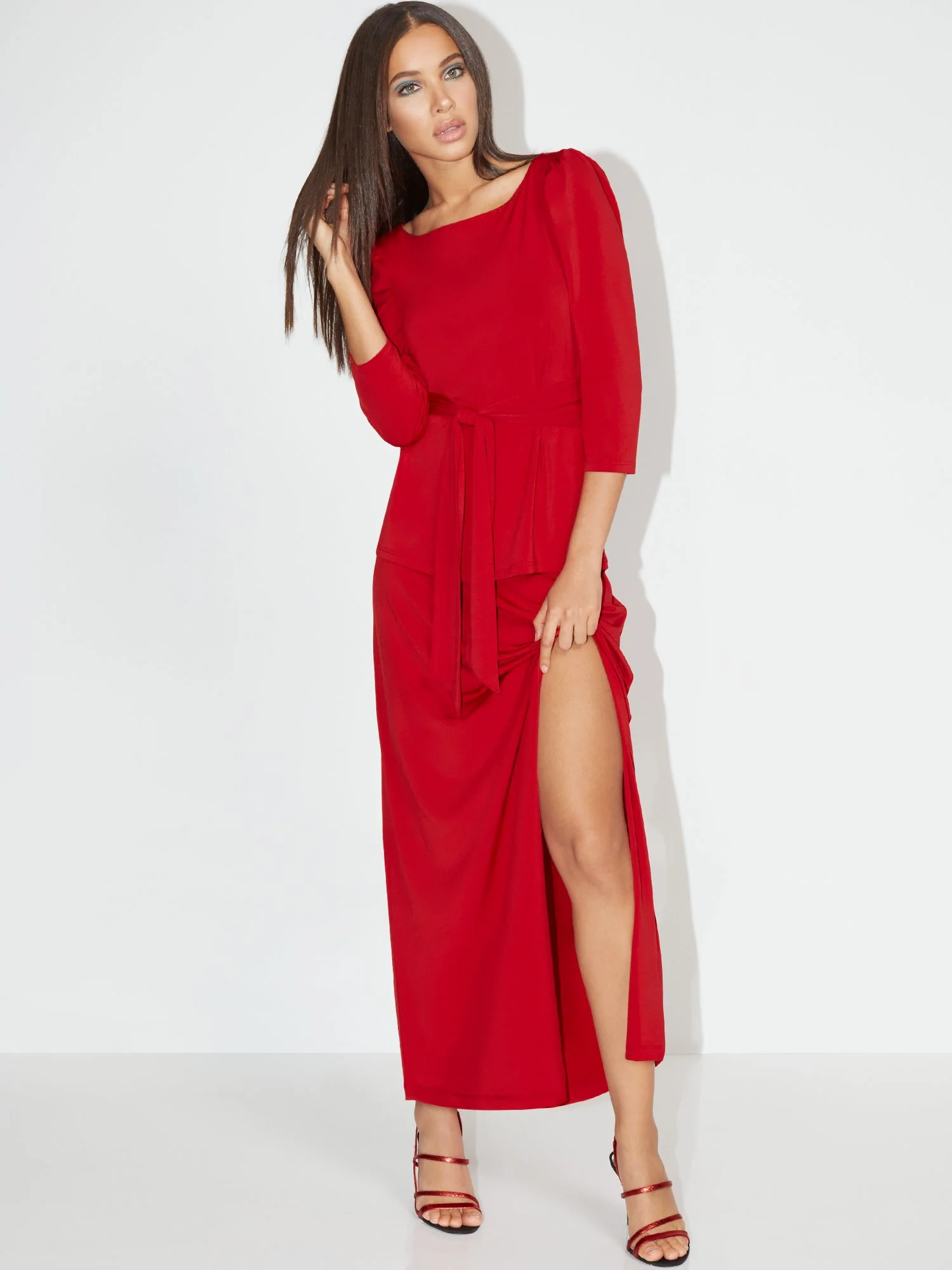 Long-Sleeve Puff Shoulder Top - NY&C Style System - Image 8