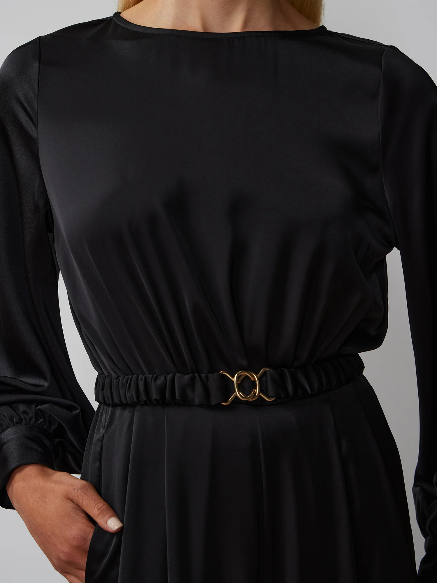 Long Sleeve Wide Leg Jumpsuit - Image 4