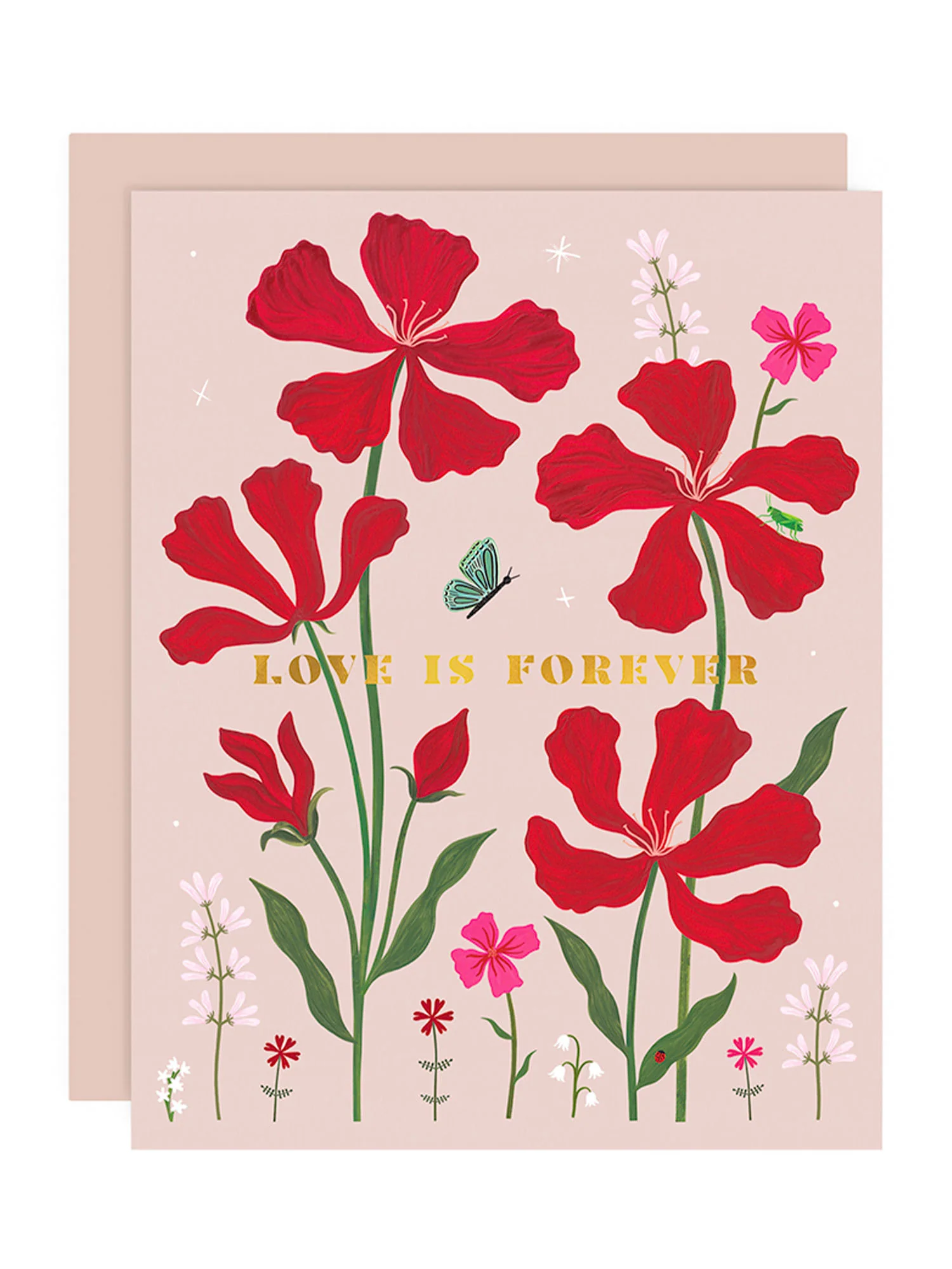 Girl With Knife Love Is Forever Printed Card - Brands We Love