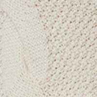 Long Sleeve Cable Gold Button Cardigan - Image 5