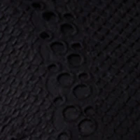 Mixed Eyelet Lattice Shirt Dress - Image 5
