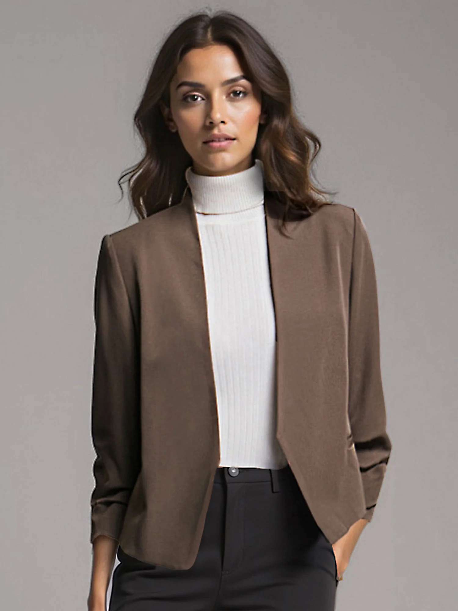 Vertigo Long Sleeve Open Blazer - Image 2