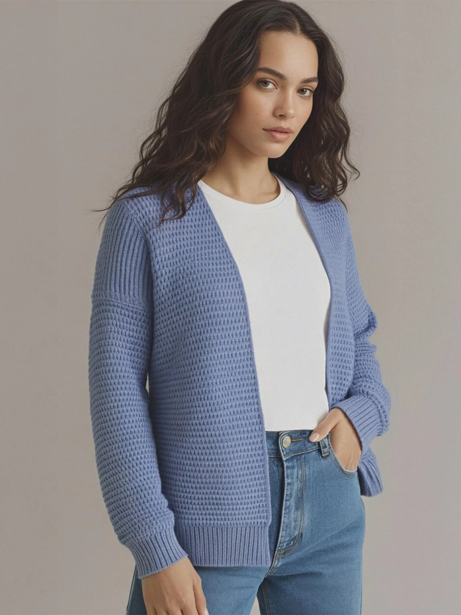 Open Front Cardigan