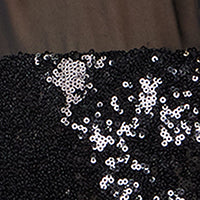 Sequin Bust Chiffon Blouse - Image 5