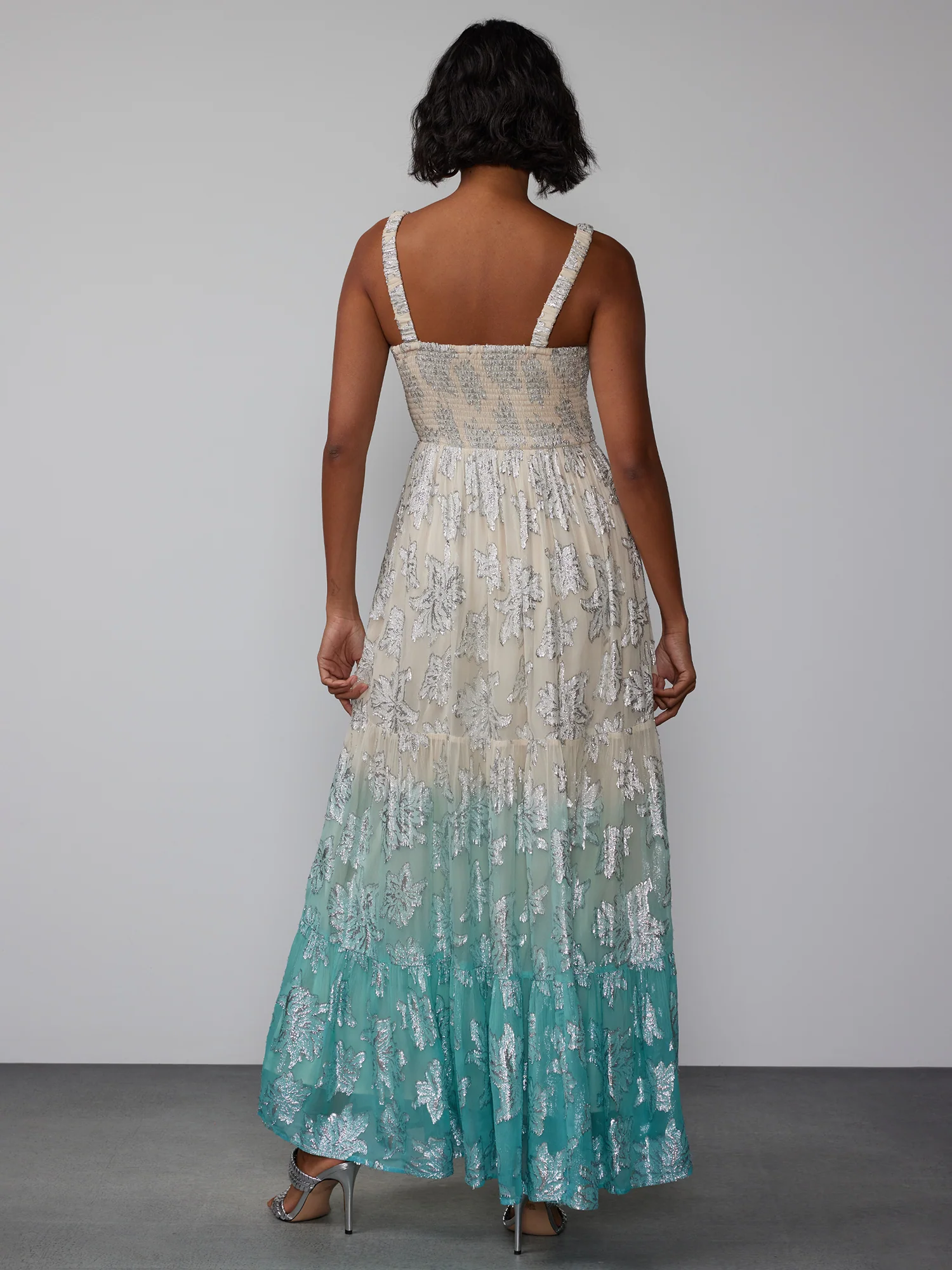 Dip Dye Jacquard Maxi Dress - Image 3
