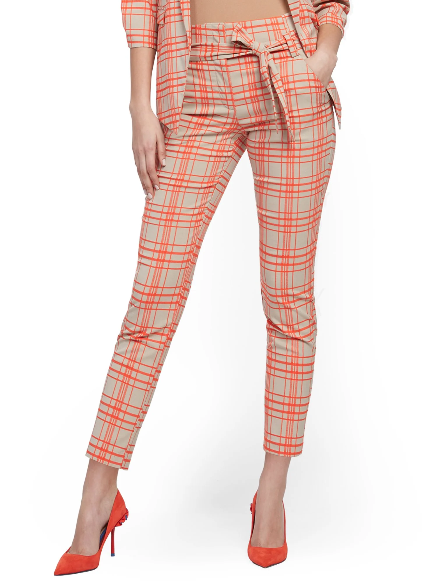 Madie Pant - Plaid - 7th Avenue