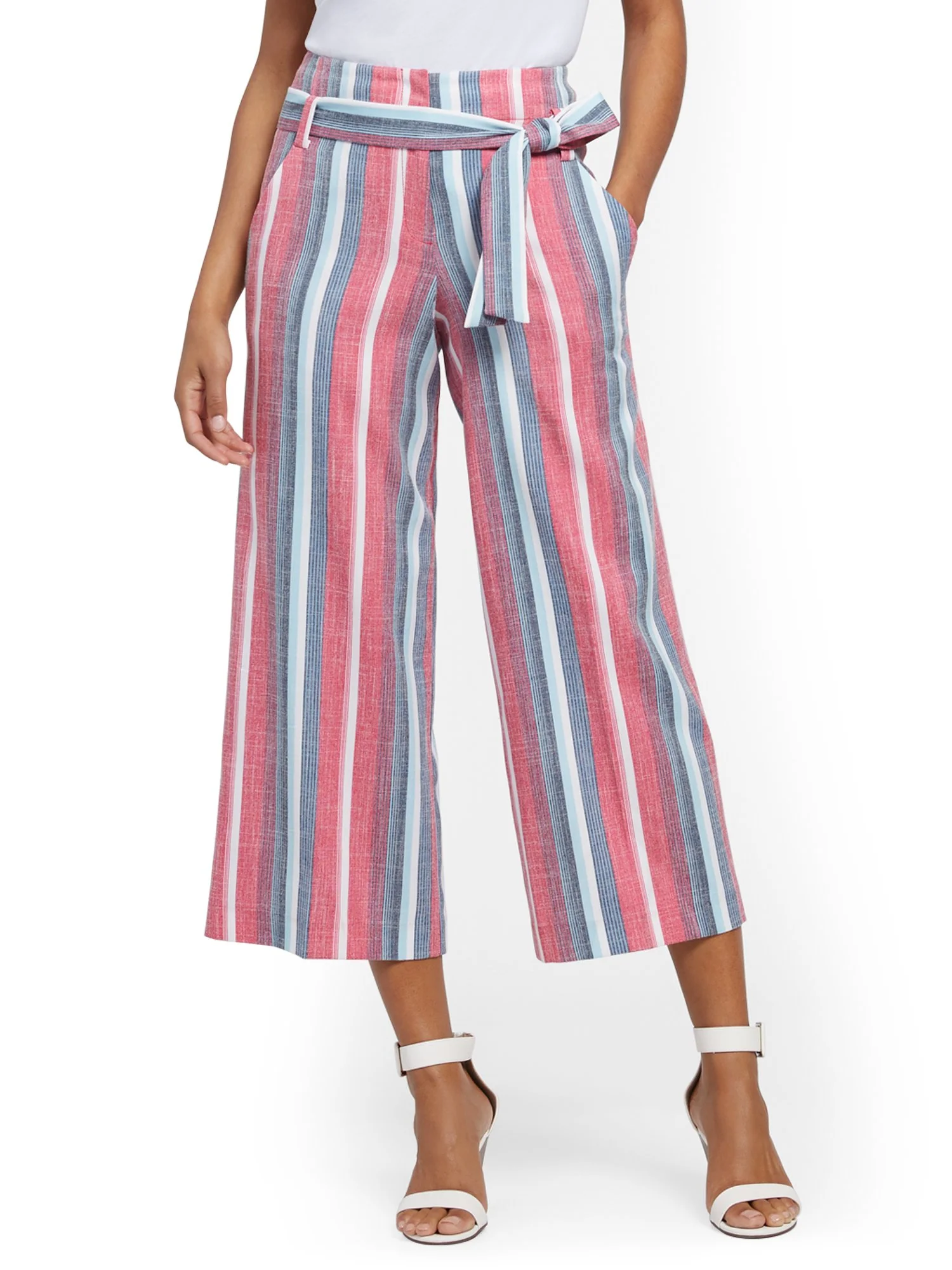 Madie Wide-Leg Capri Pant - 7th Avenue
