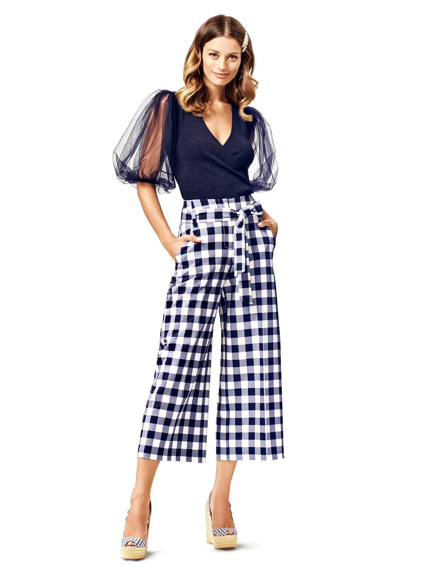 Madie Wide-Leg Capri Pant - 7th Avenue