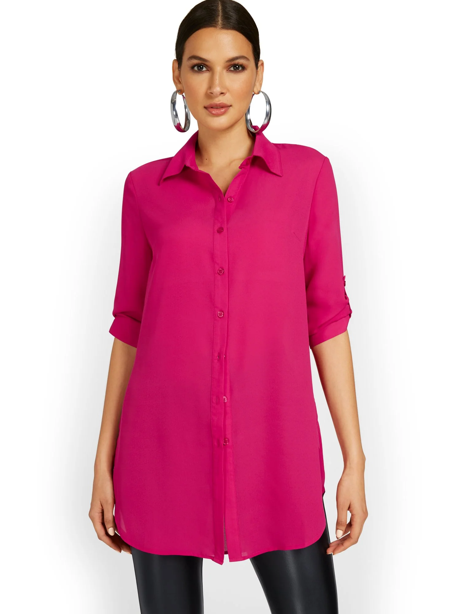 Madison Oversized Tunic Shirt - Image 11