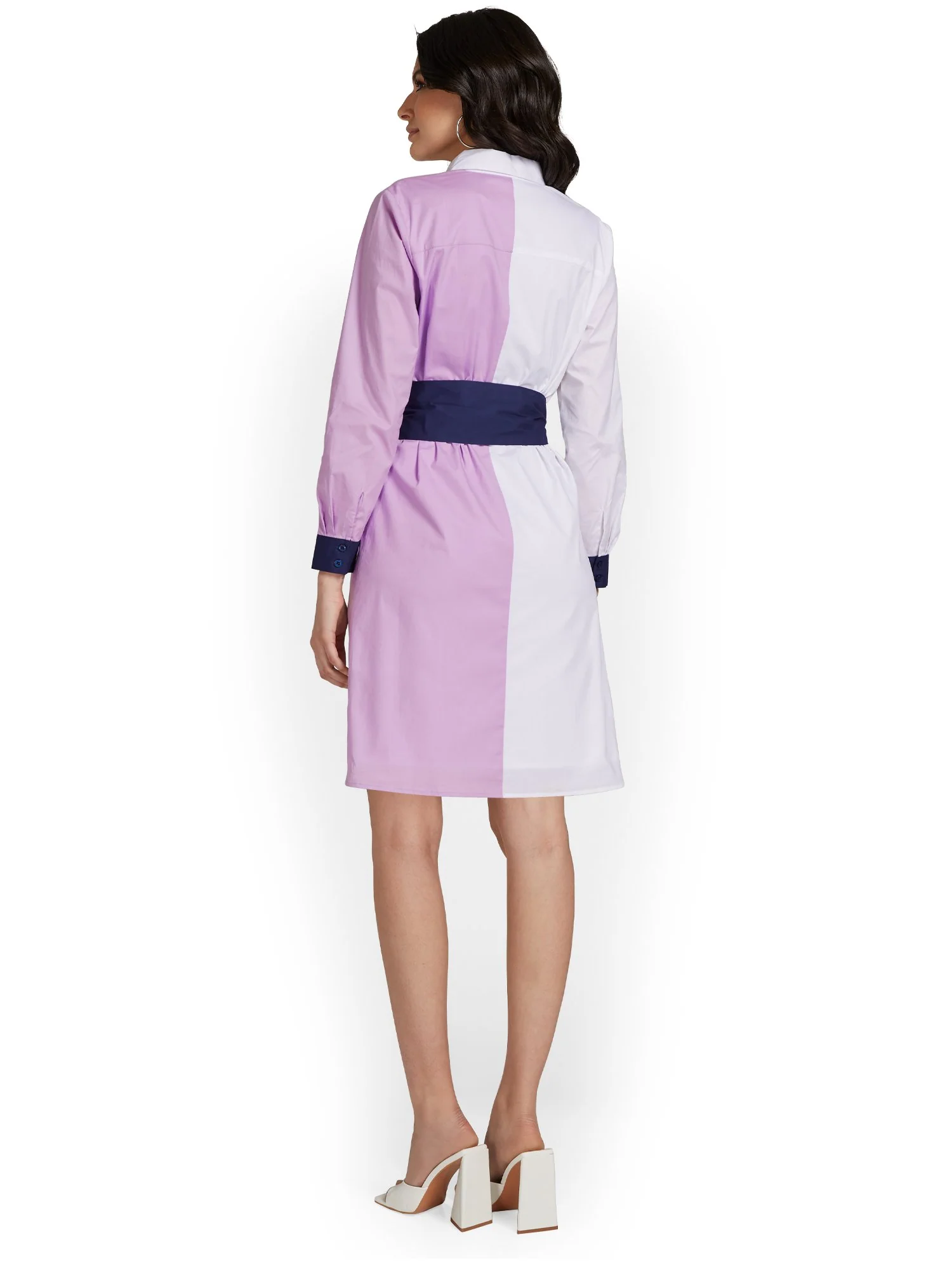Madison Shirtdress - Colorblock - Image 3