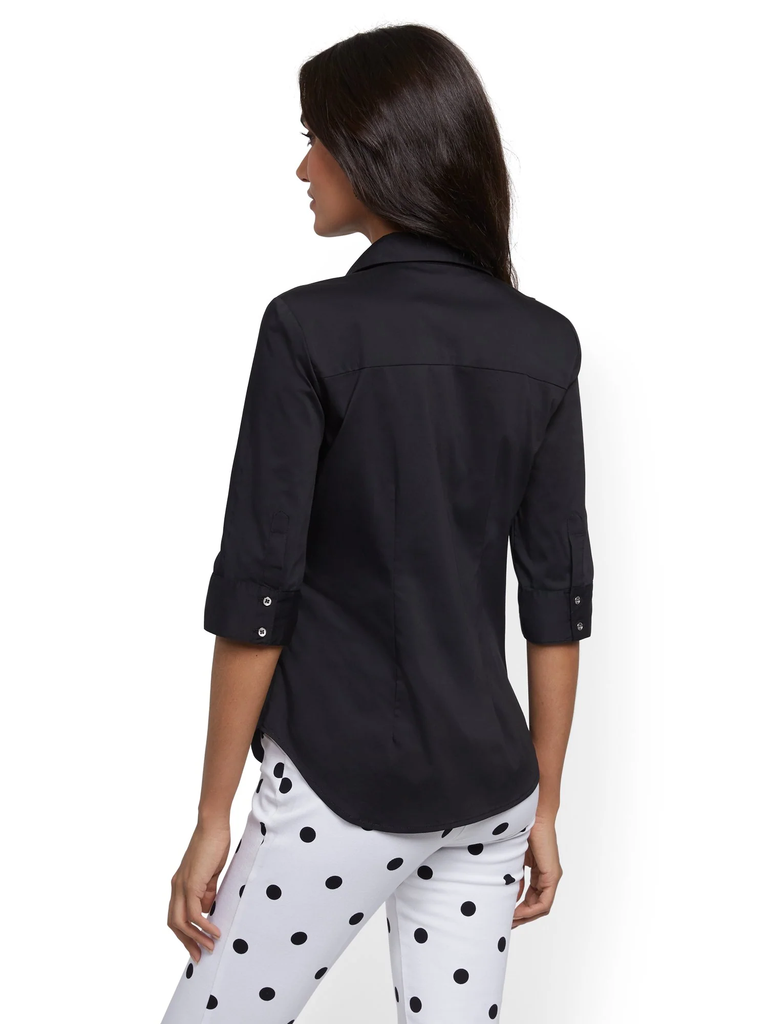 Madison Stretch Shirt - Secret Snap - 7th Avenue - Image 3