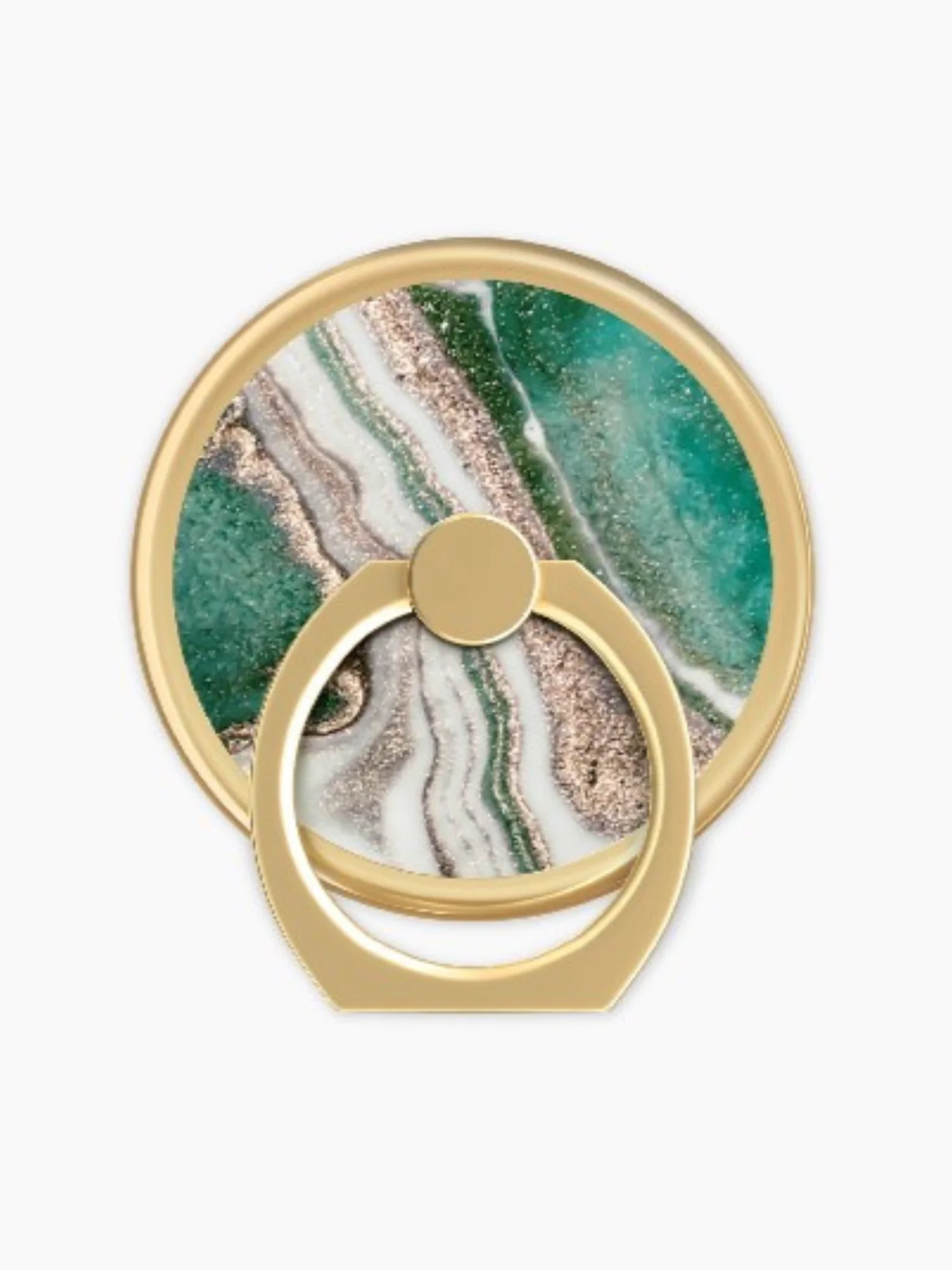 Magnetic Ring Mount, Golden Jade Marble - Ideal Of Sweden