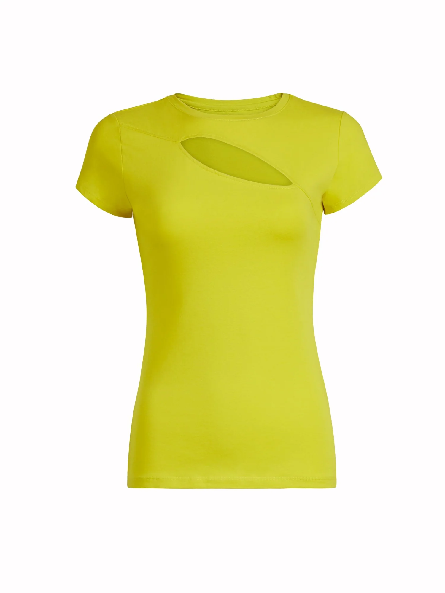 Manhattan Asymmetrical Cutout Tee - Image 9