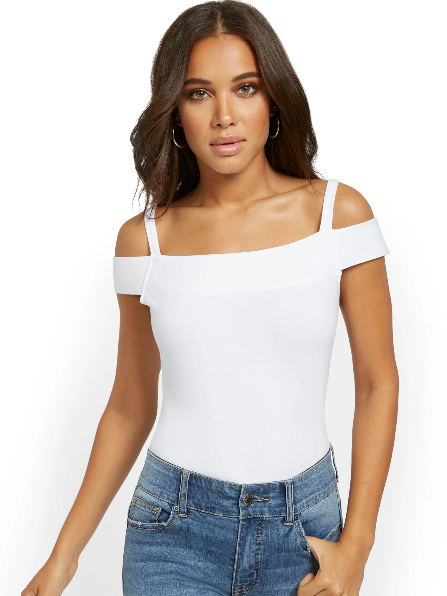 Manhattan Off-Shoulder Tee - Image 4