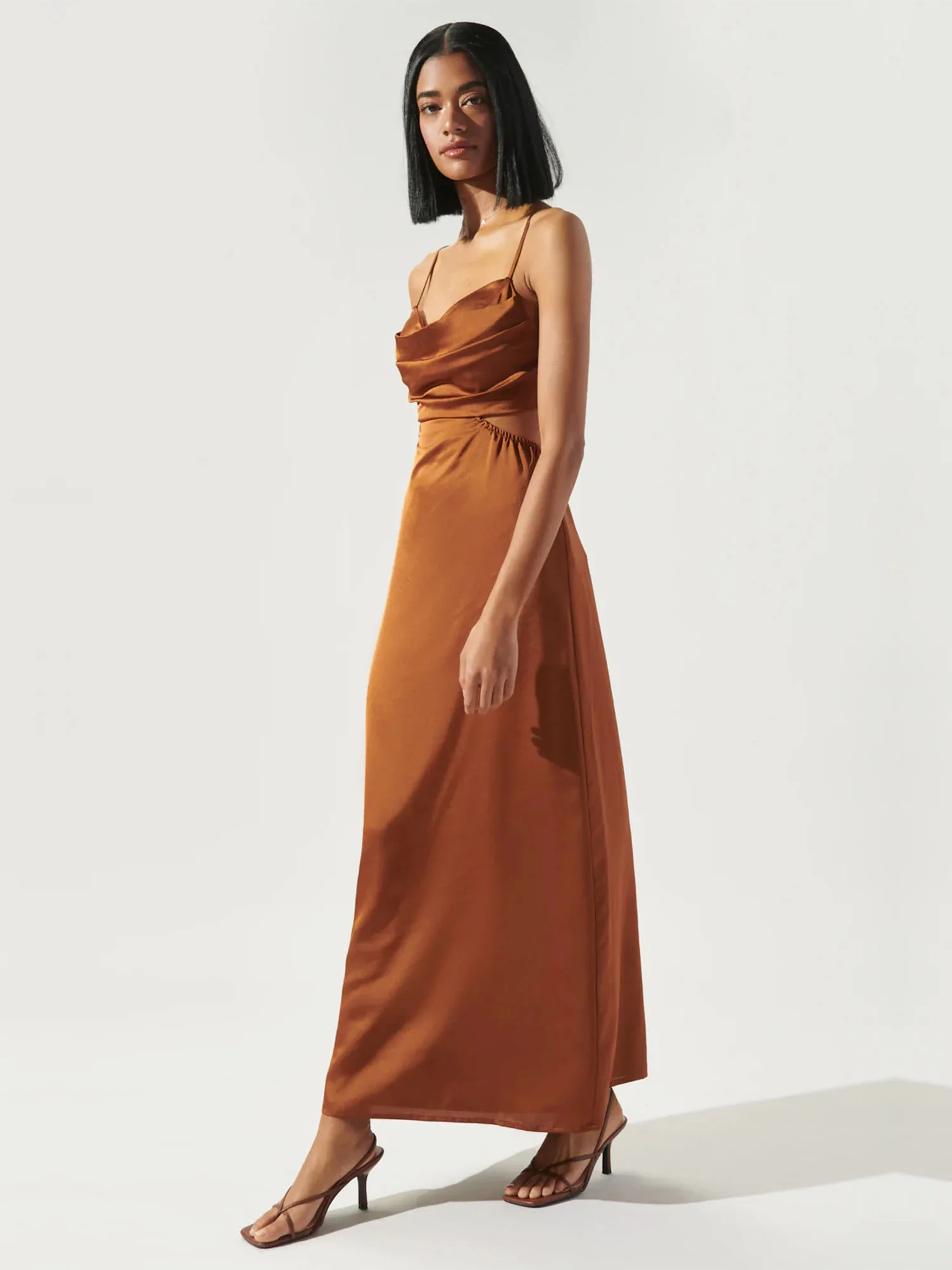 Sugarlips Marva Cowl Neck Cutout Midi Dress - Brands We Love - Image 4