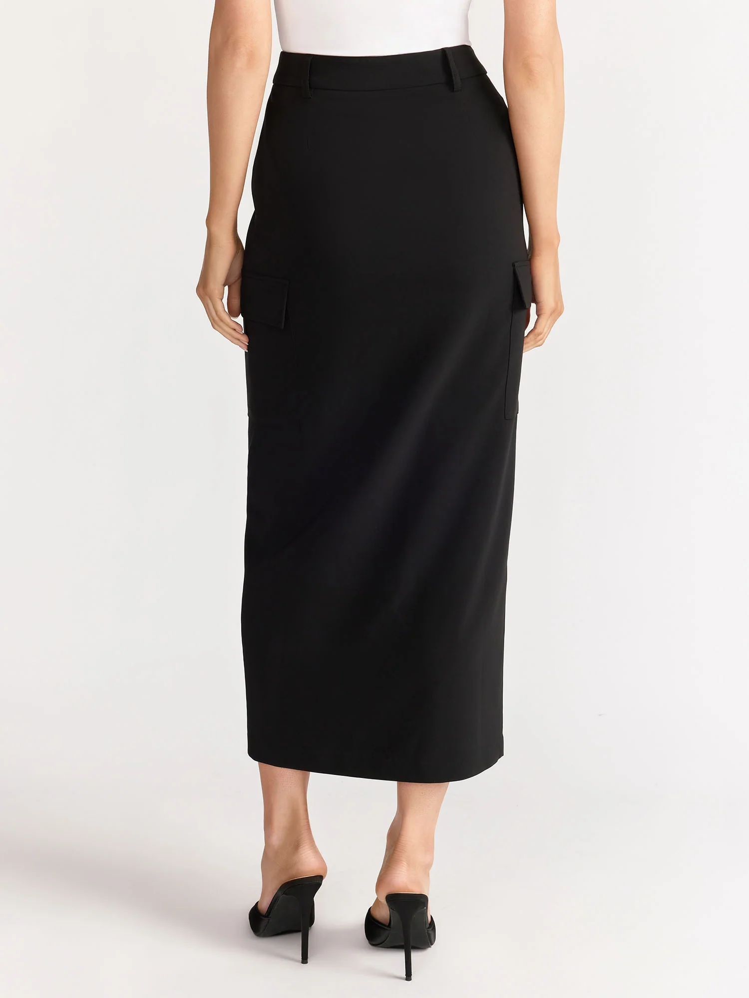 Sans Souci Front Slit Cargo Column Maxi Skirt - Brands We Love - Image 6