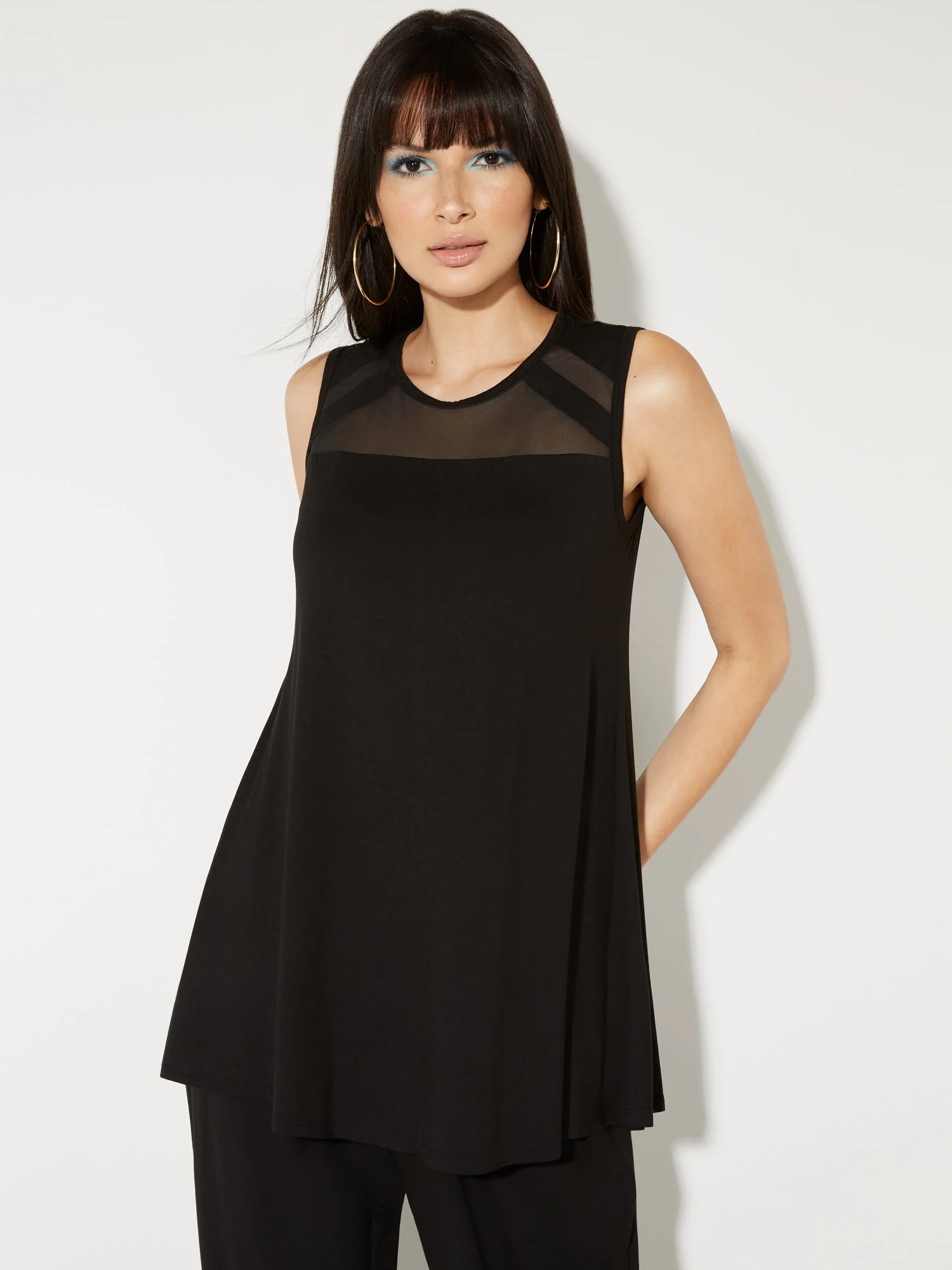 Mesh Tunic Top - NY&C Style System - Image 2