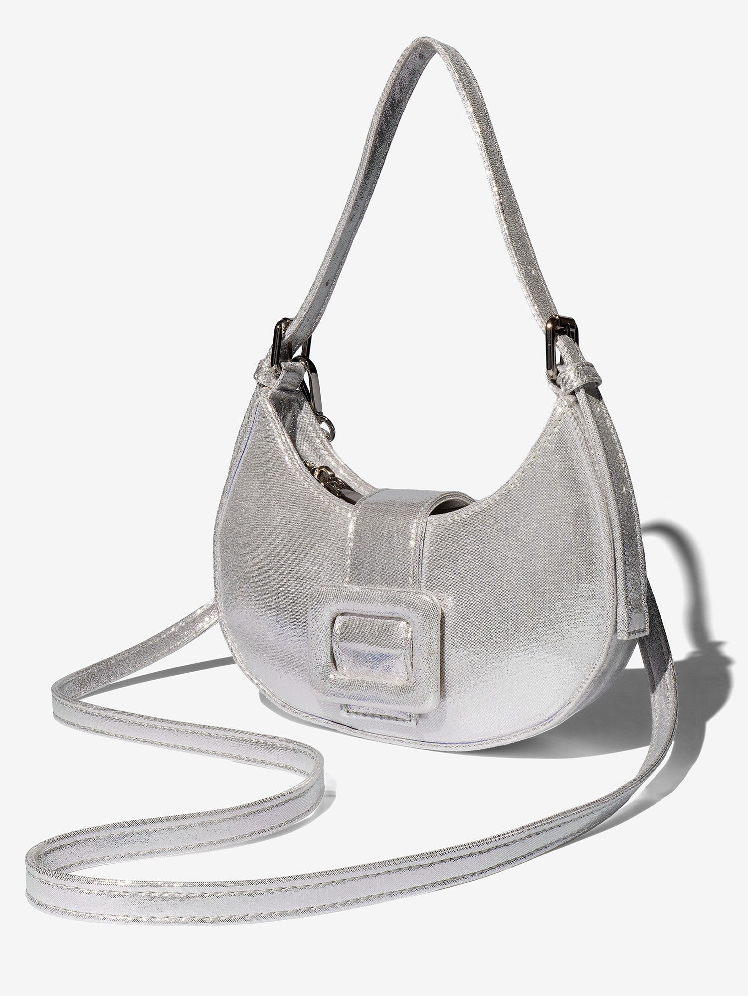 Joseph Darezzo Metallic Buckle Detail Handbag - Brands We Love - Image 3