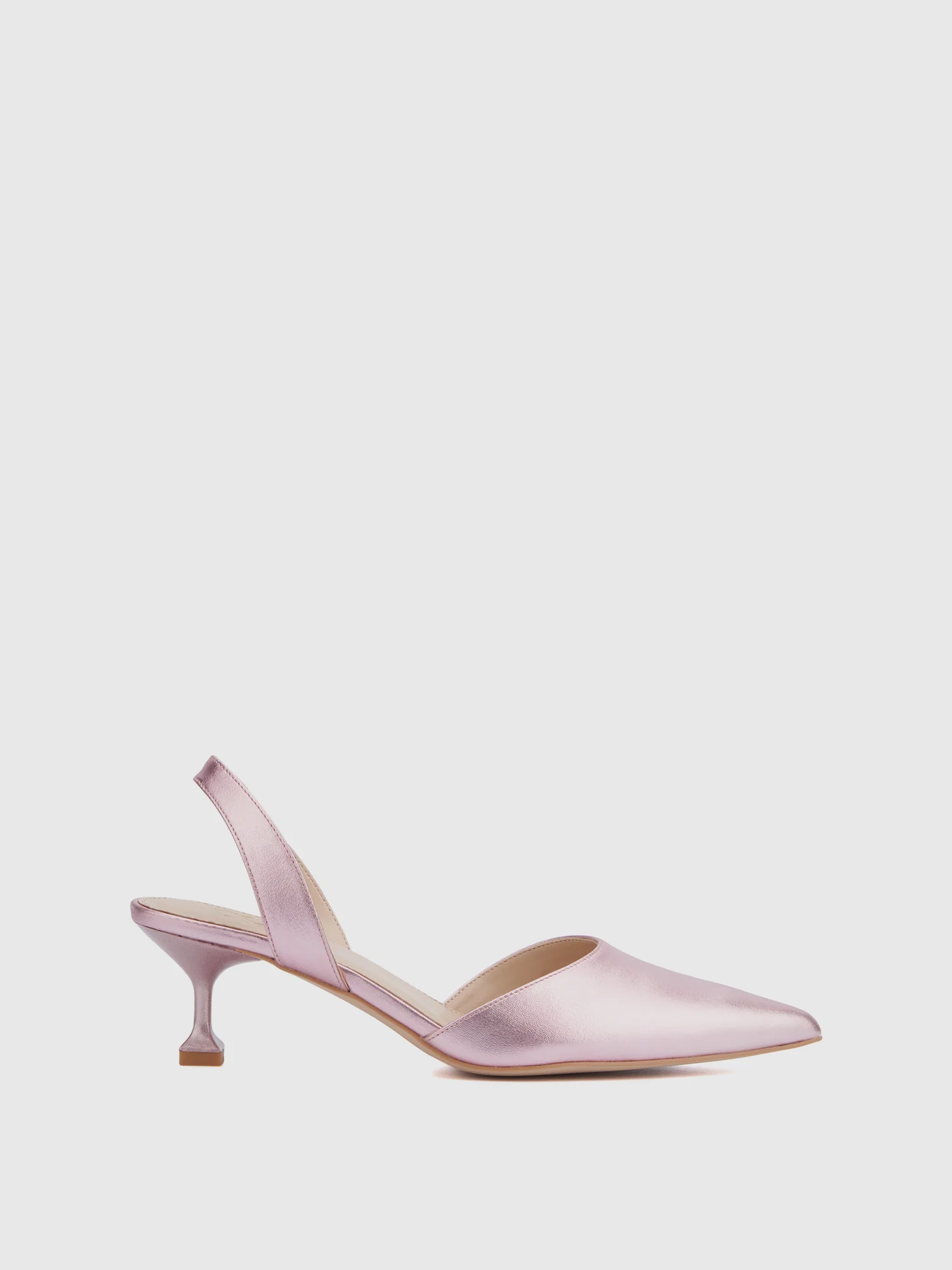 Metallic Kitten Heel Pump - Image 2