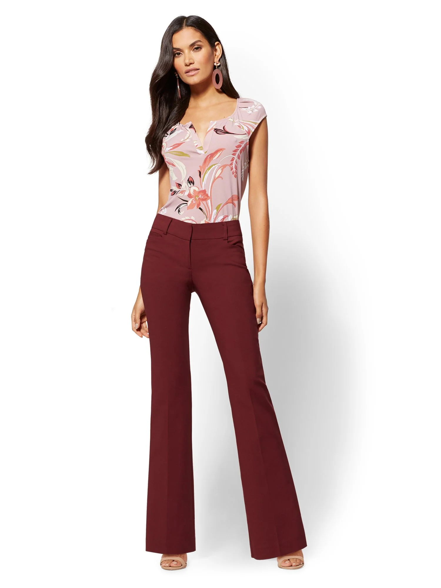 Mid-Rise Bootcut Pant - All-Season Stretch - 7th Avenue - Image 9