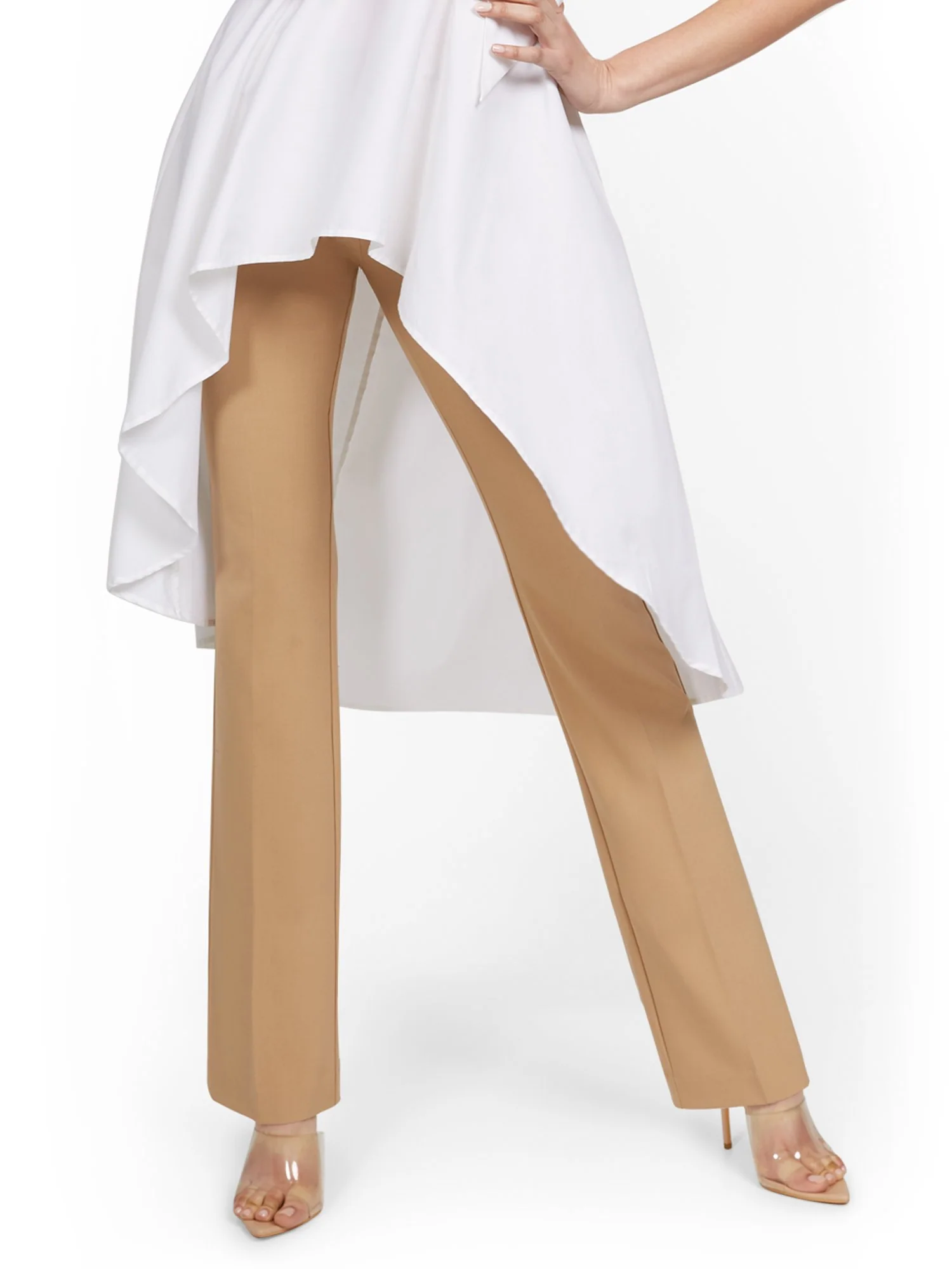 Mid-Rise Modern Fit Barely Bootcut Pant - Essential Stretch - Image 32