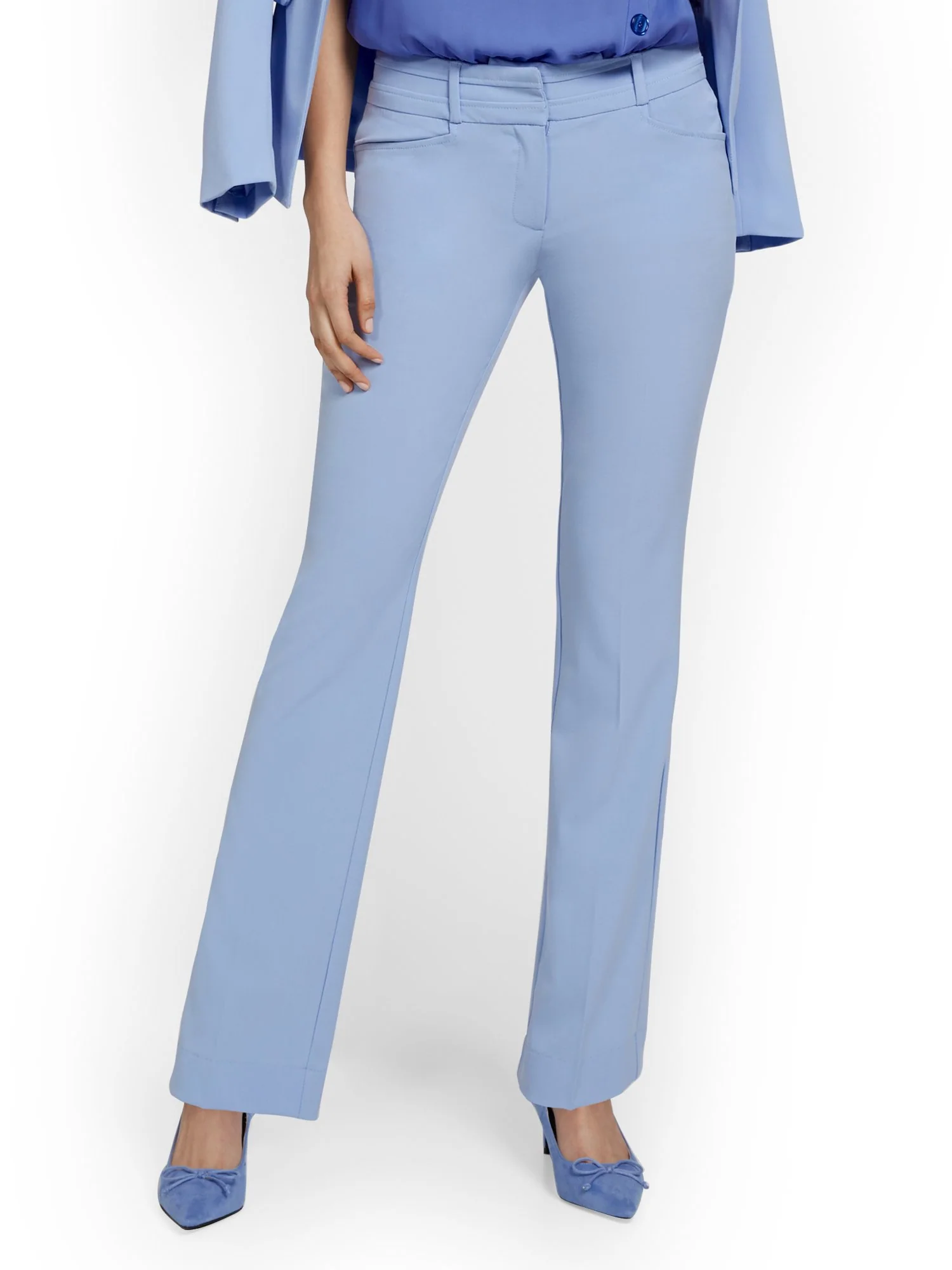 Mid-Rise Modern Fit Barely Bootcut Pant - Essential Stretch - Image 36