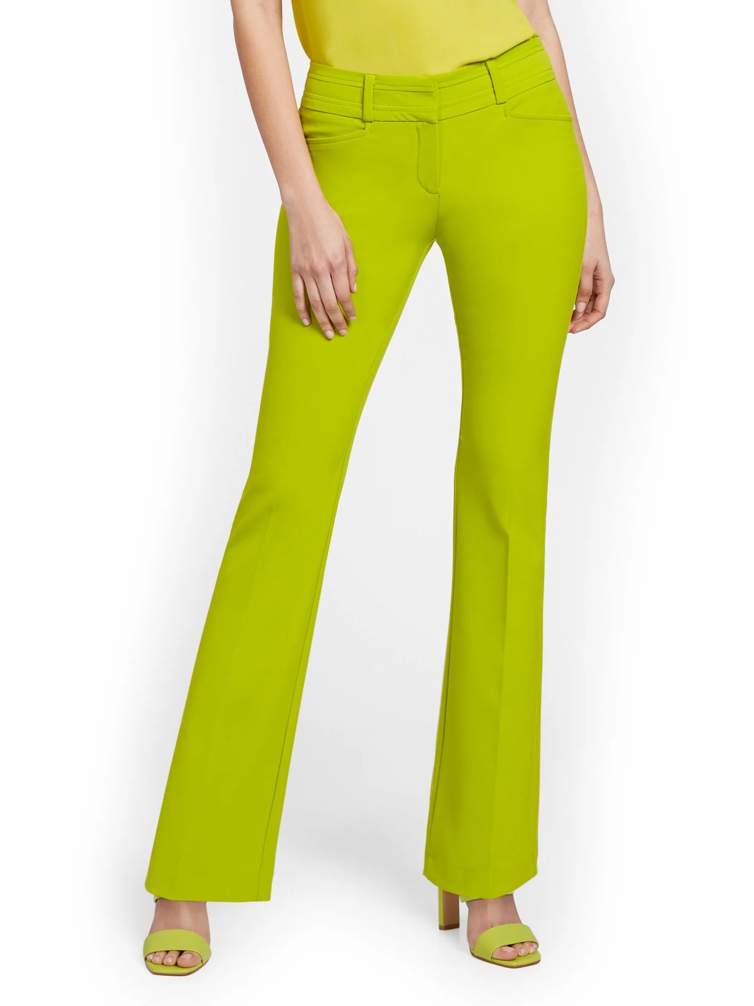 Mid-Rise Modern Fit Barely Bootcut Pant - Essential Stretch - Image 7