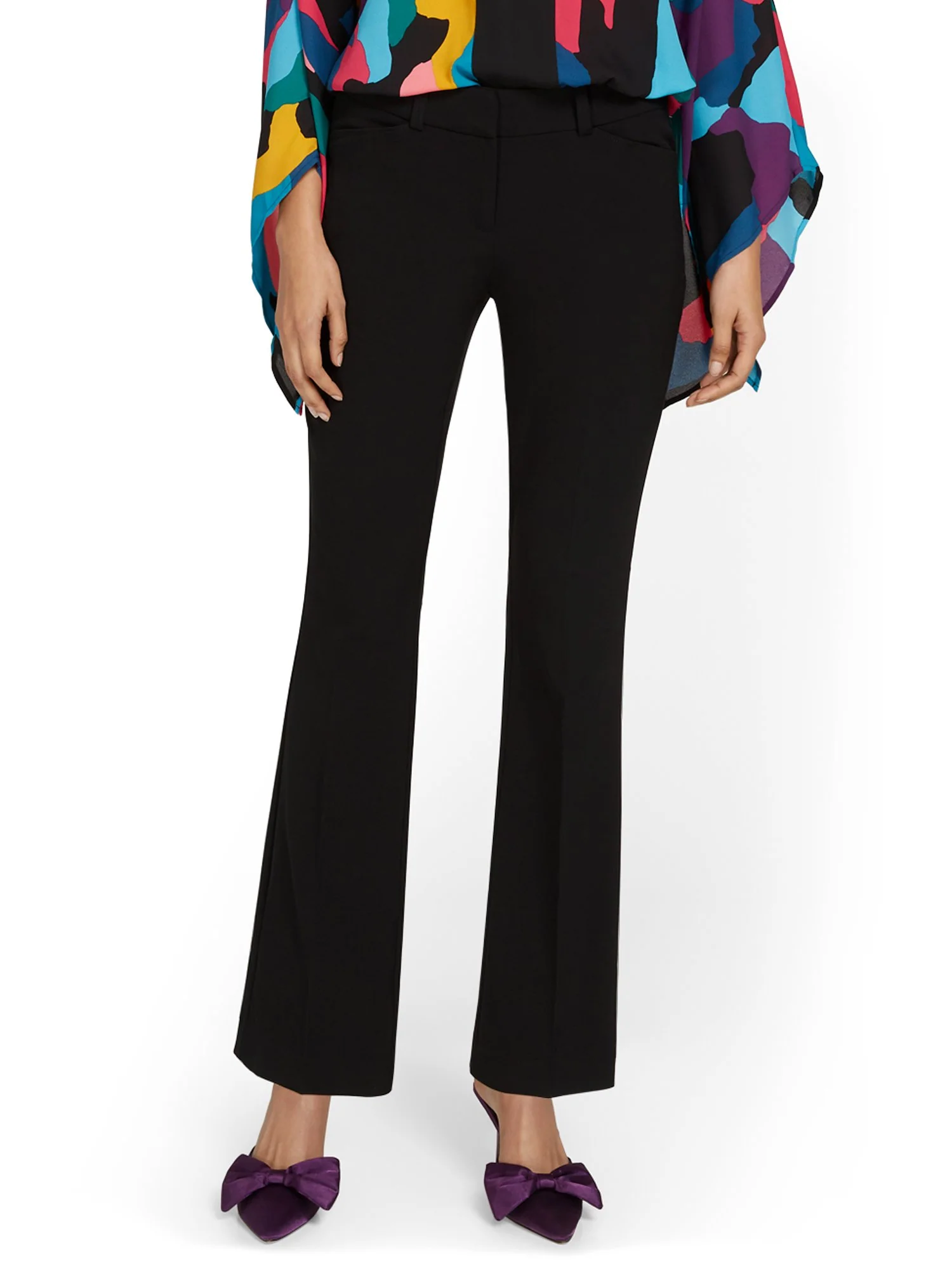 Mid-Rise Modern Fit Bootcut Pant - Essential Stretch - Image 2