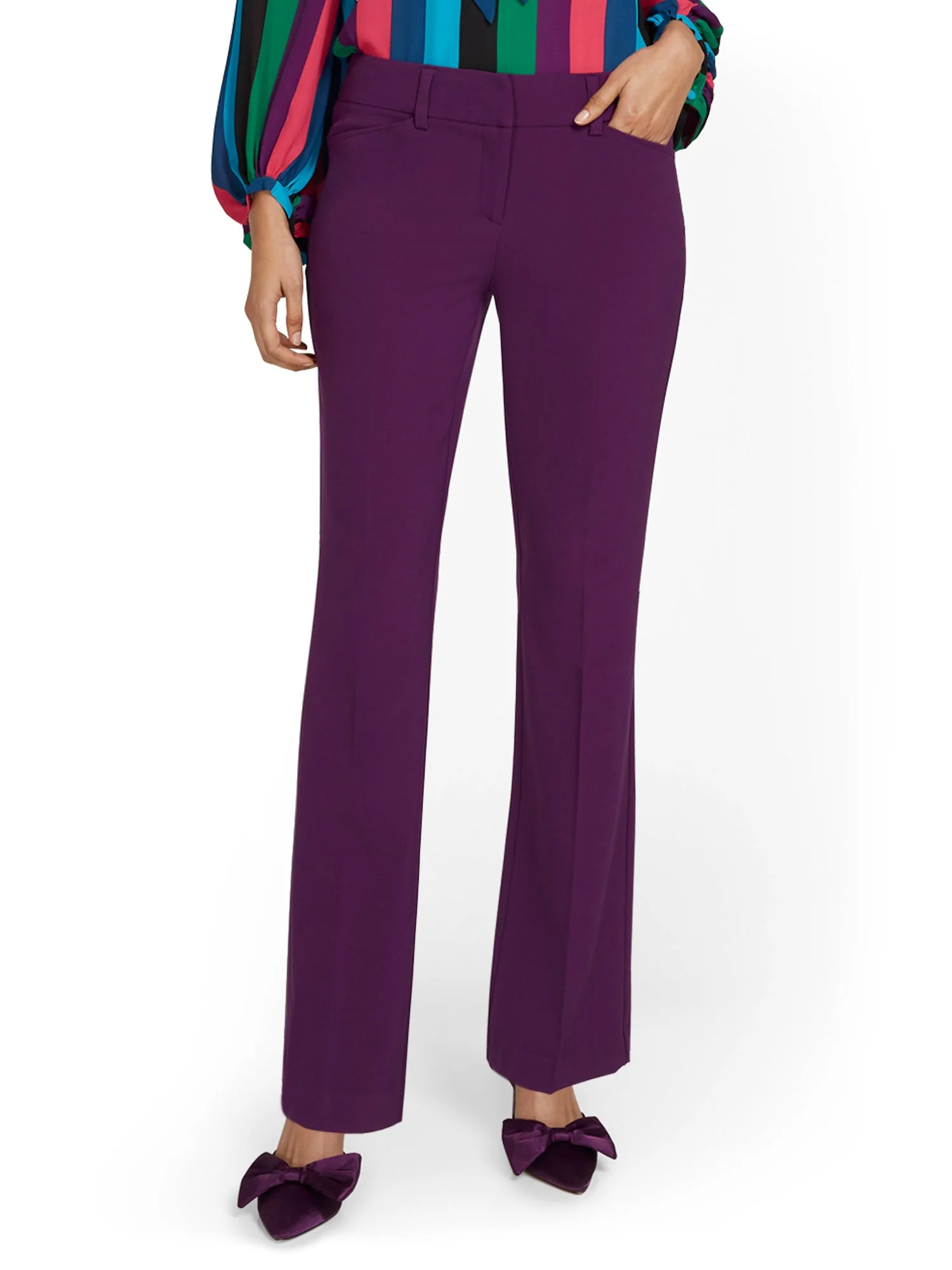 Mid-Rise Modern Fit Bootcut Pant - Essential Stretch - Image 22