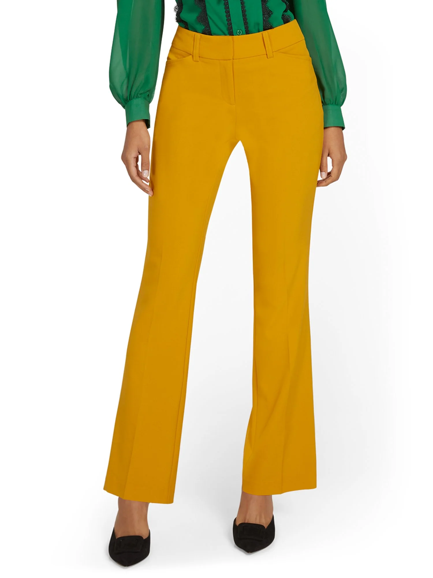 Mid-Rise Modern Fit Bootcut Pant - Essential Stretch - Image 27