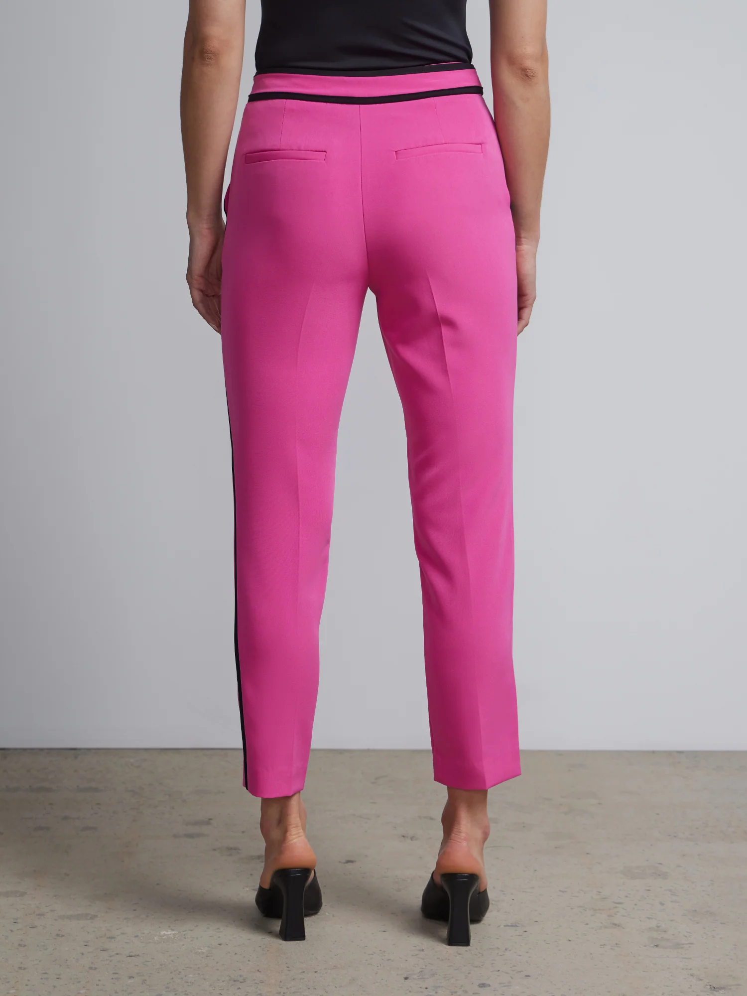 Mid-Rise Side-Stripe Ankle Pant - Image 9