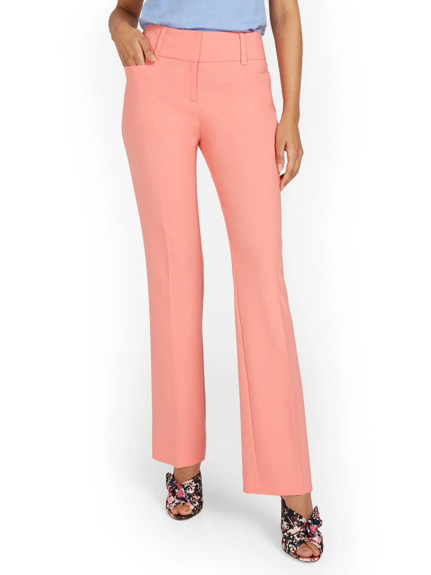 Mid-Rise Straight-Leg Pant - Essential Stretch - 7th Avenue - Image 20