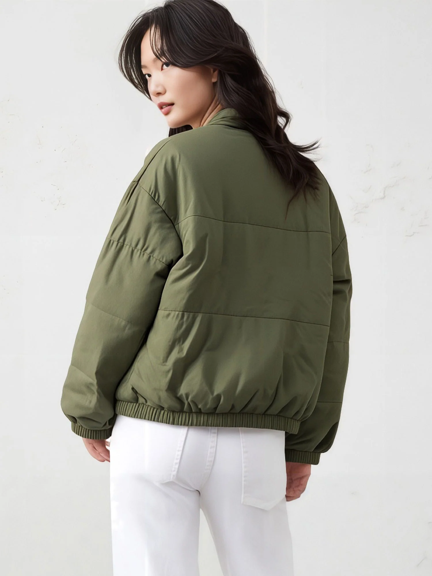 Millie Cropped Puffer Jacket - Image 4