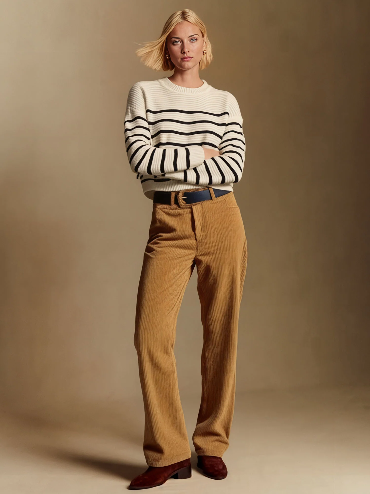 Striped Knit Sweater - Image 7