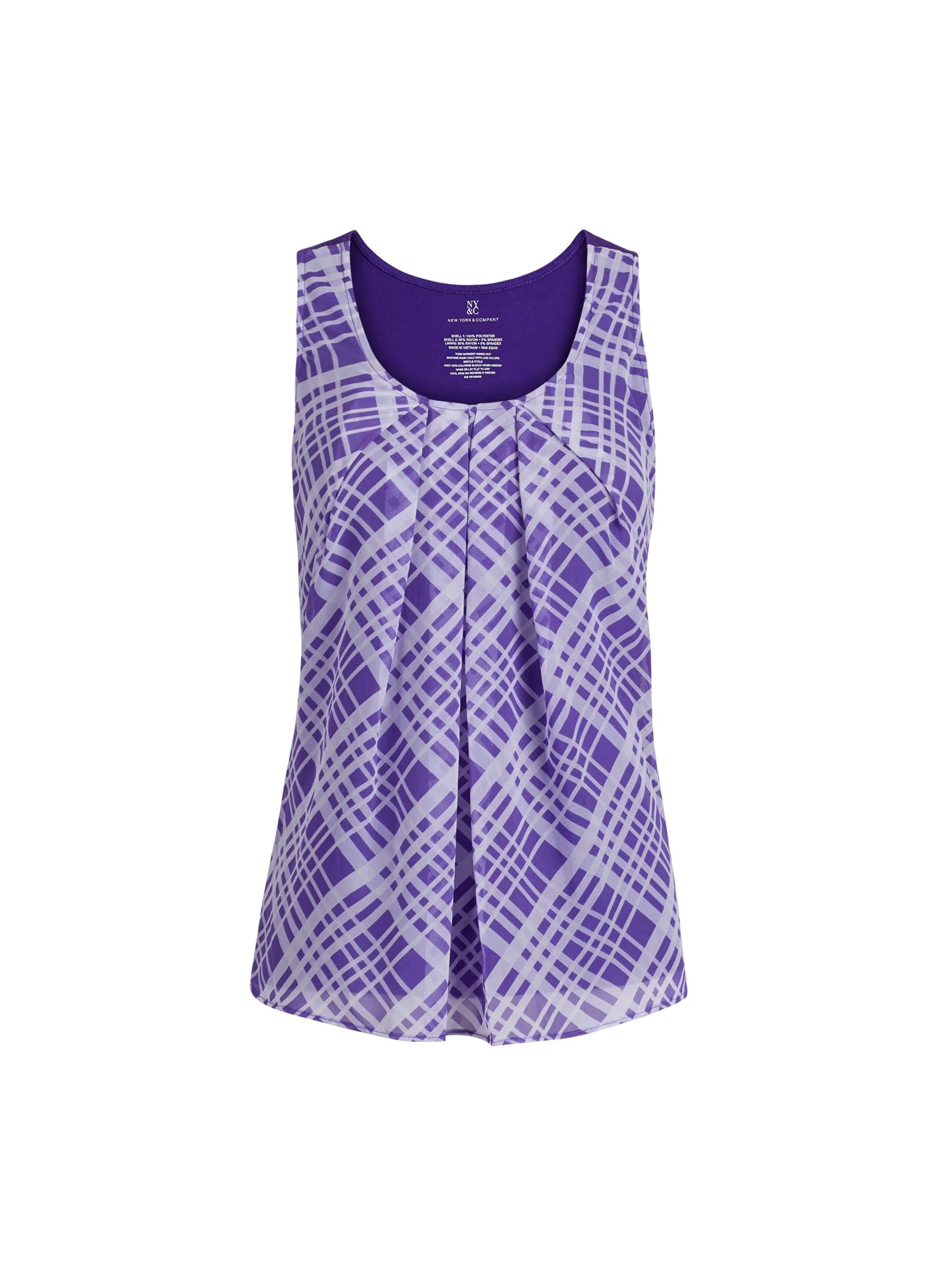 Mixed-Print Sleeveless Top - Image 6