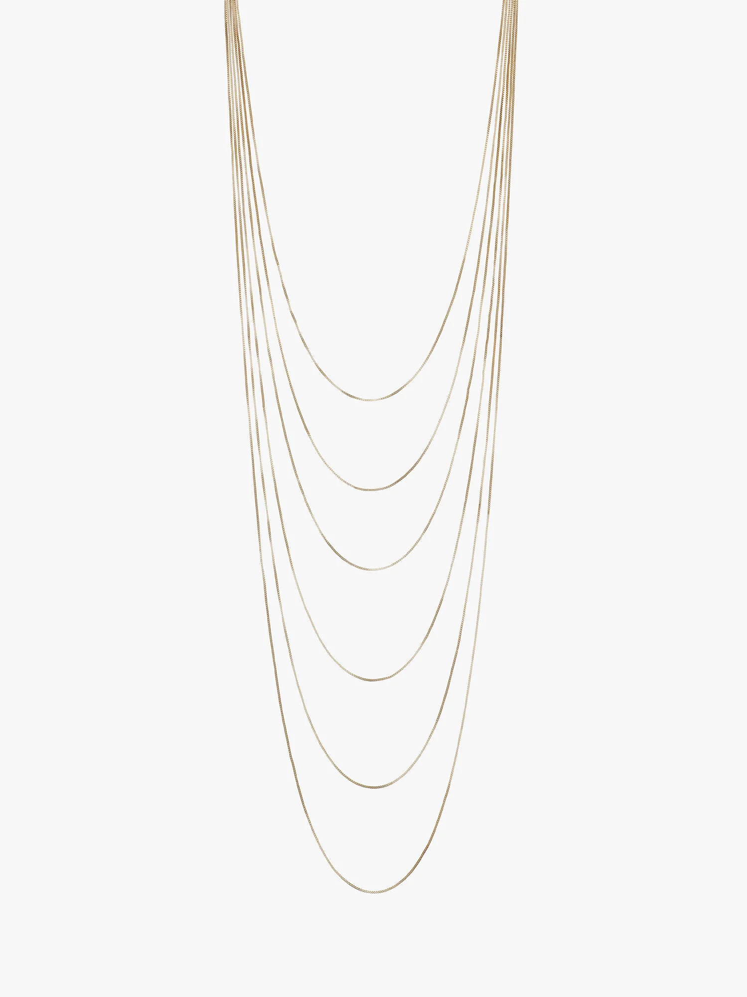 Multi-Layer Box Chain Necklace