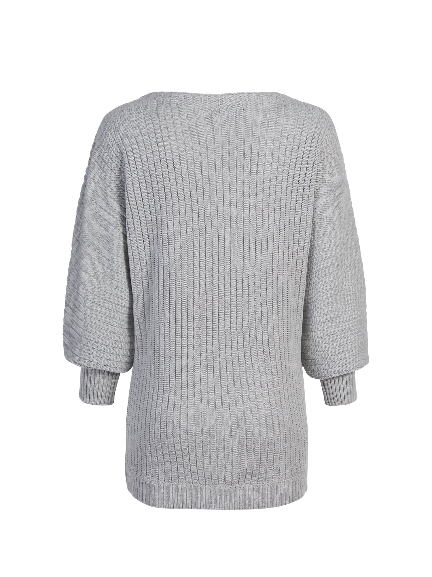 Multi-Stitch Bateau-Neck Tunic Sweater - Image 6