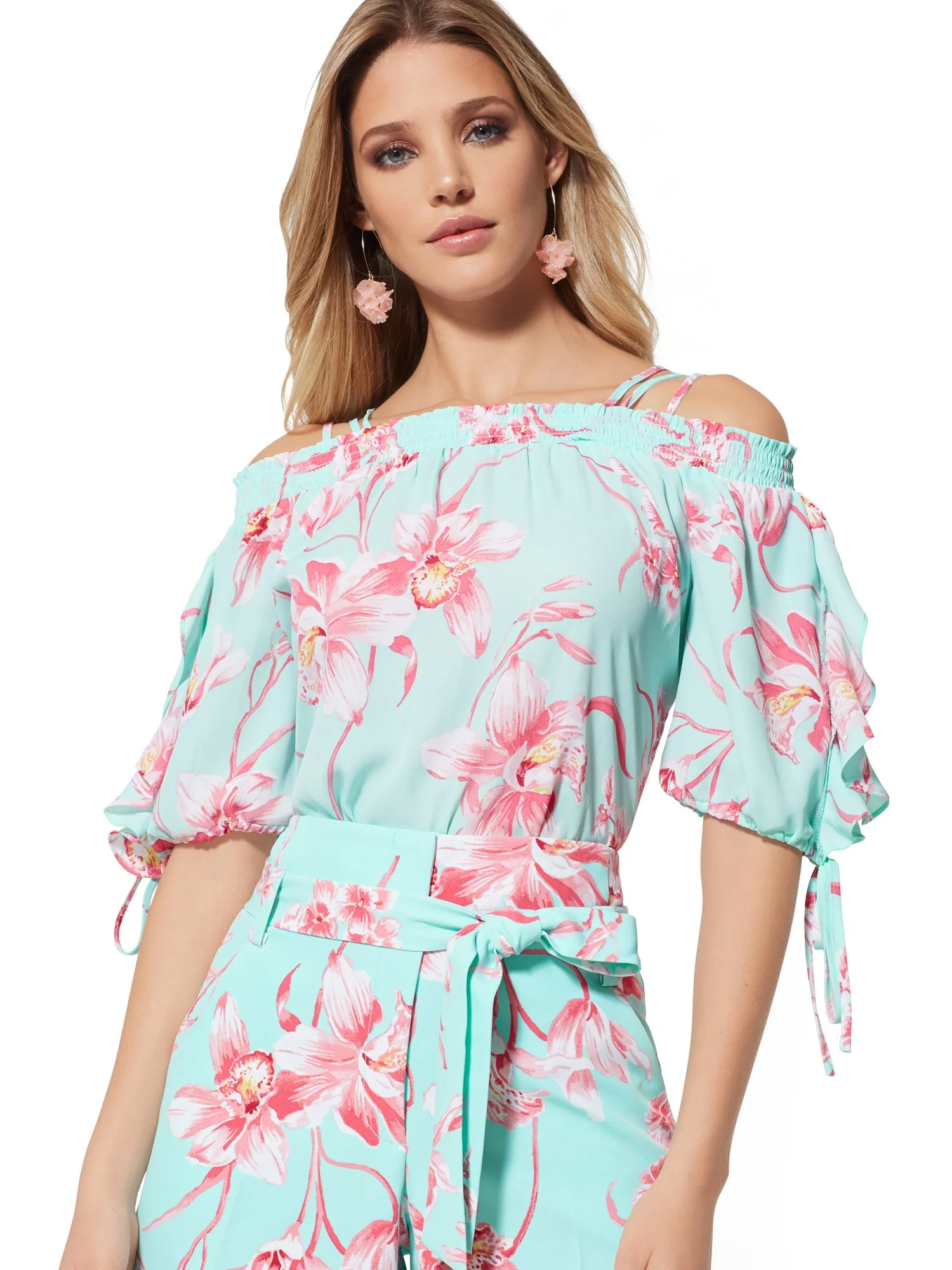 Multi-Strap Blouse - 7th Avenue - Image 9