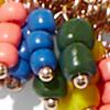 Multicolor Beaded Drop Earring - Image 2