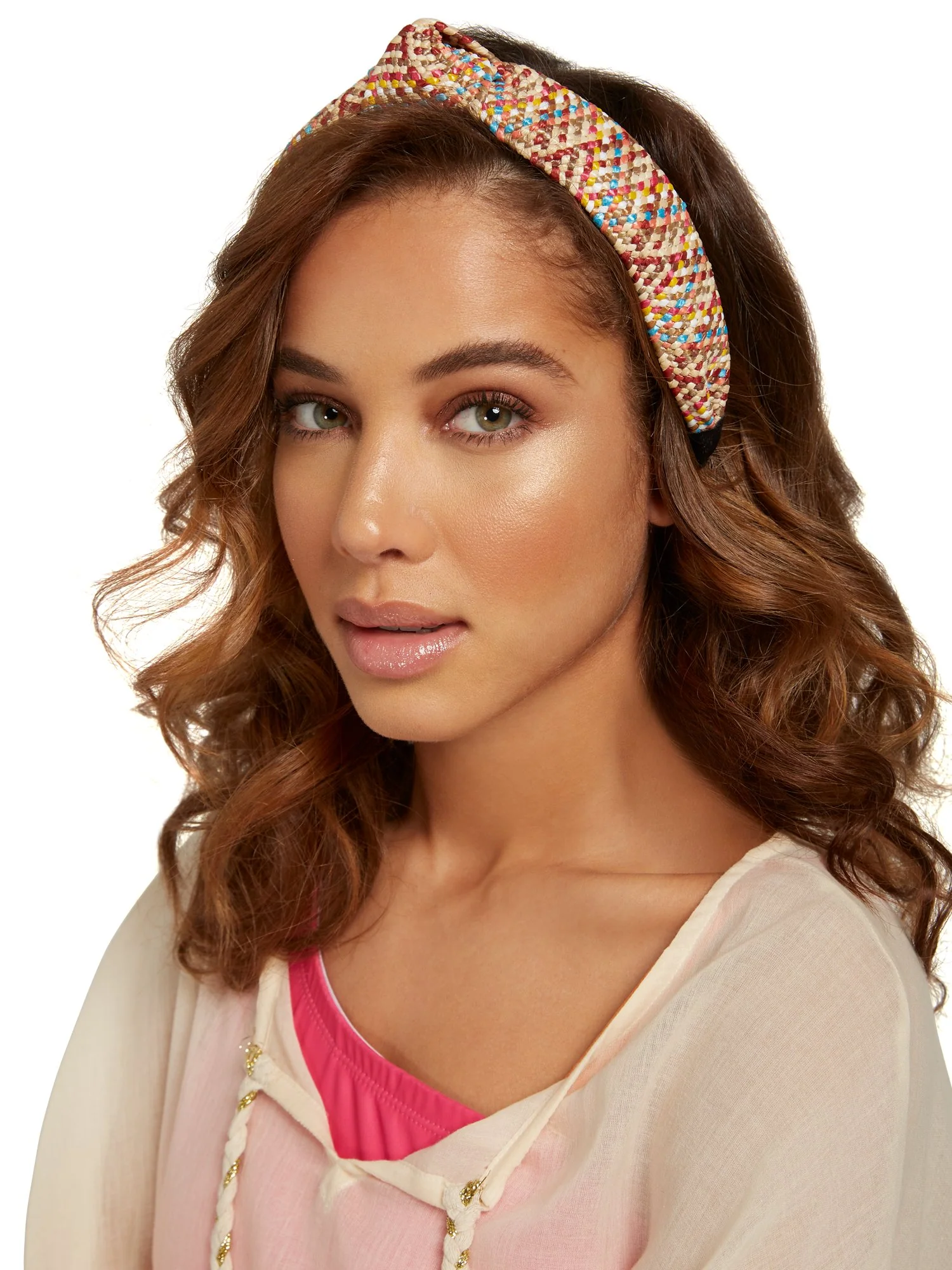 Shiraleah Multicolored Knotted Straw Headband - Brands We Love - Image 2