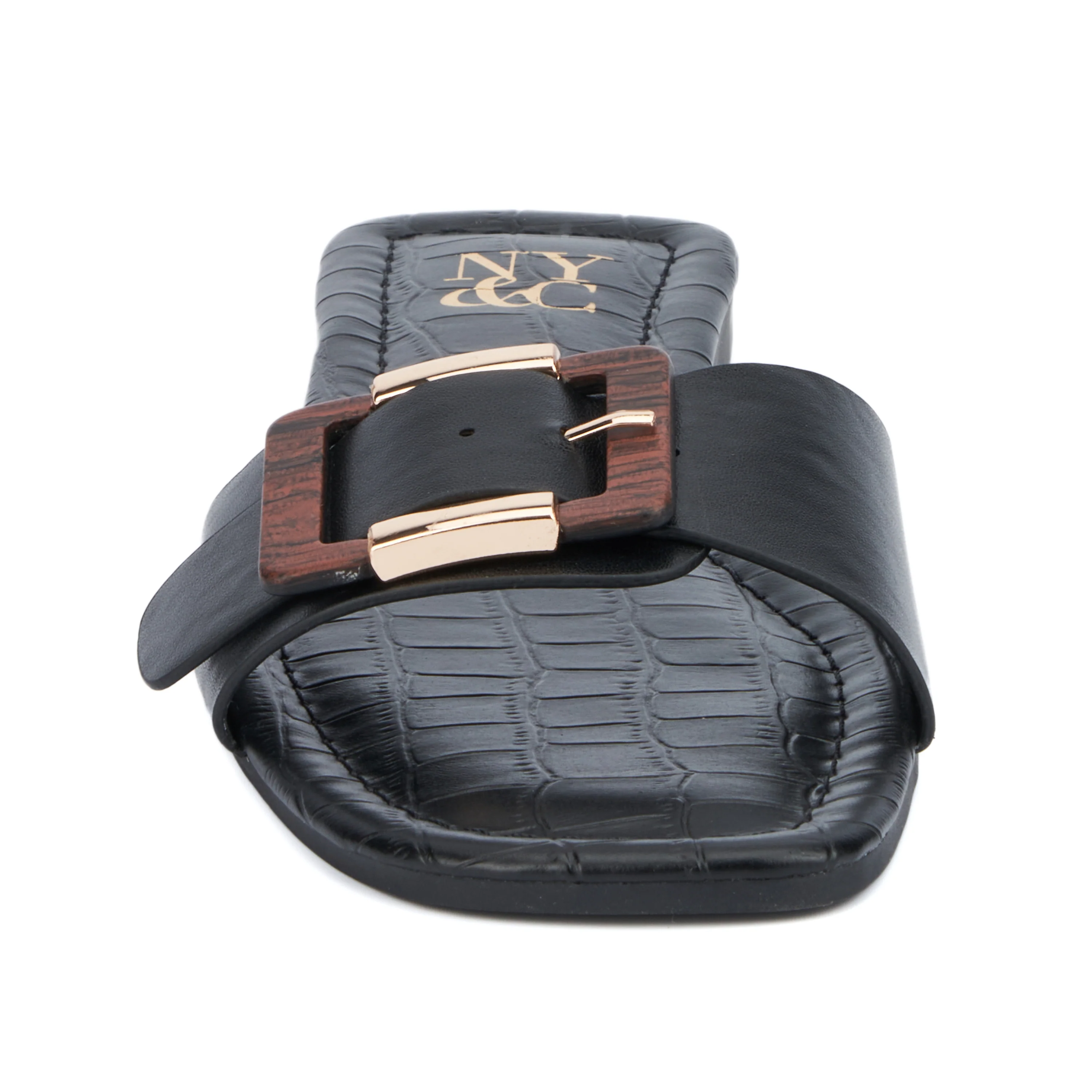 Norelle Buckle Accent Slides - Image 3