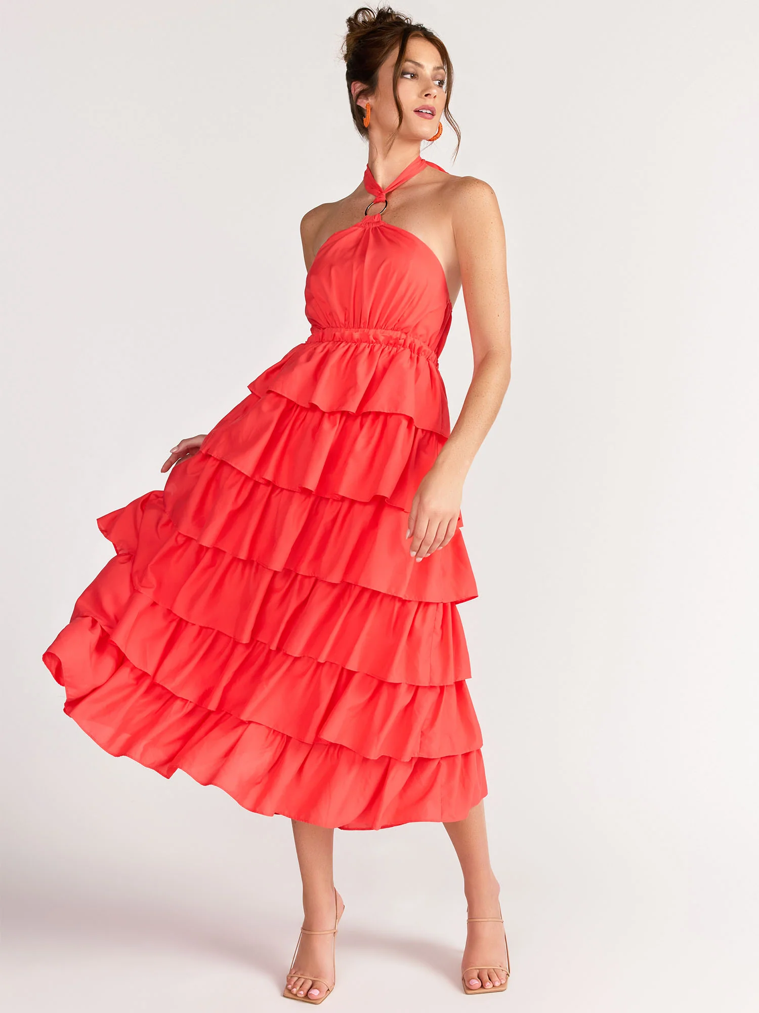 DO+BE O'Ring Detail Ruffle Maxi Dress - Brands We Love - Image 3