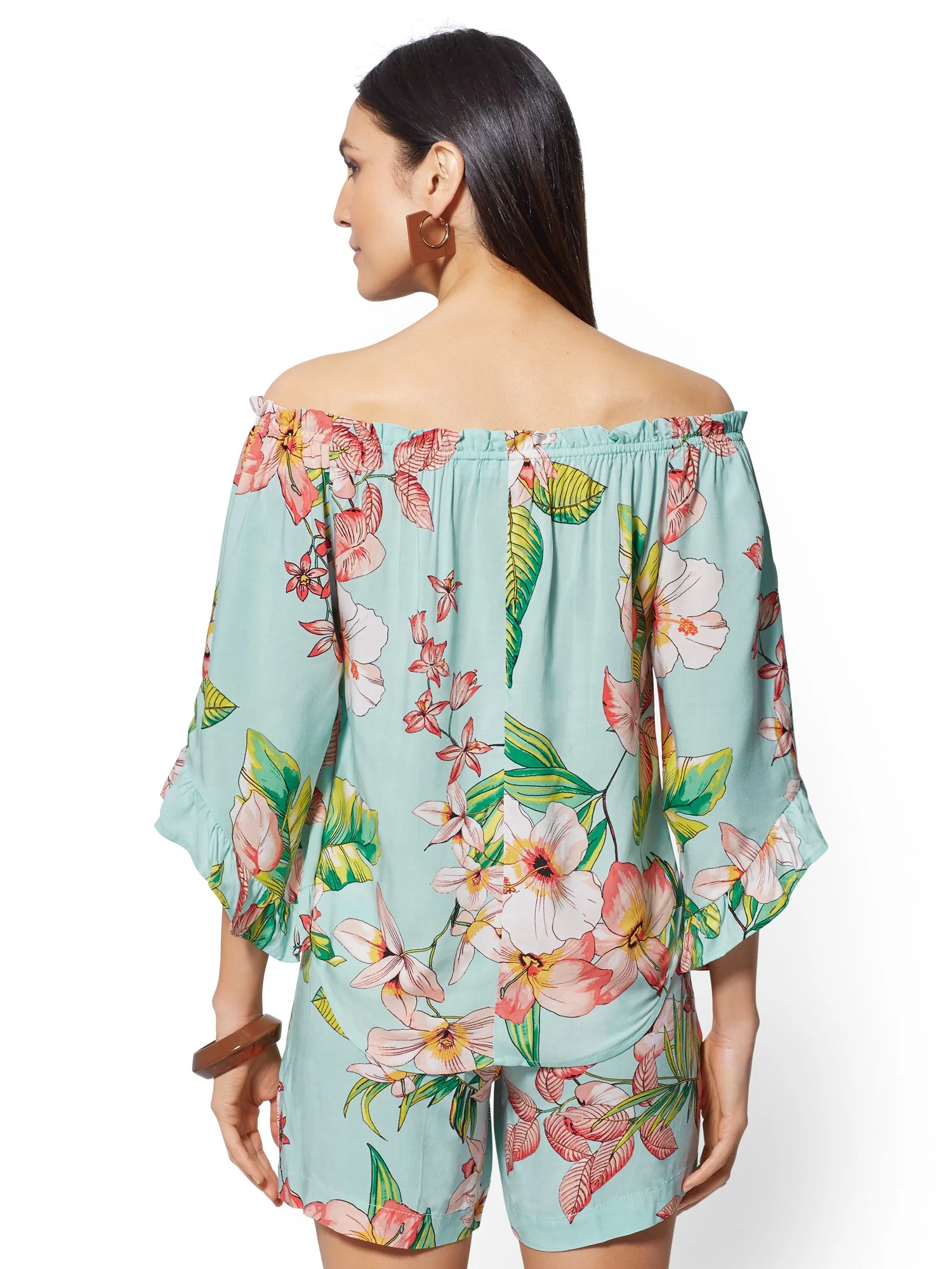 Off-Shoulder Ruffle Top - Image 3
