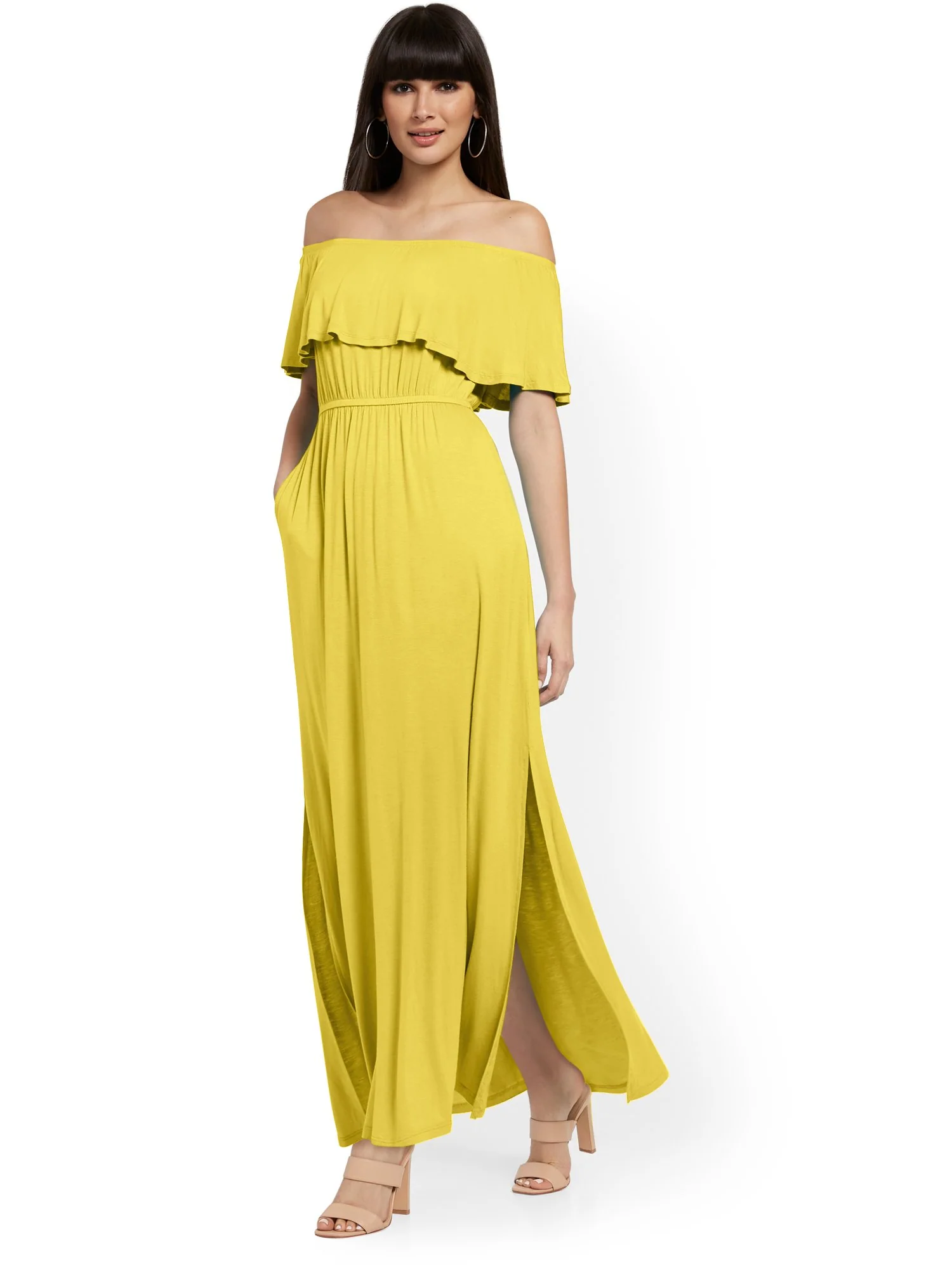 Off-The-Shoulder Maxi Dress - Image 18