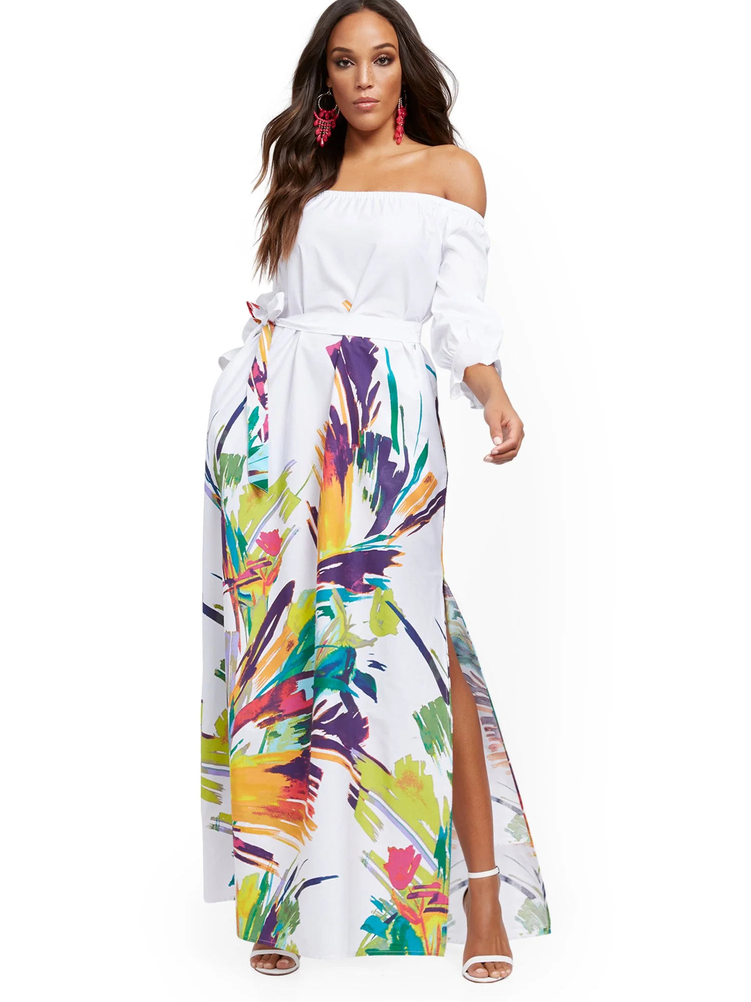 Off-The-Shoulder Maxi Dress - Image 2