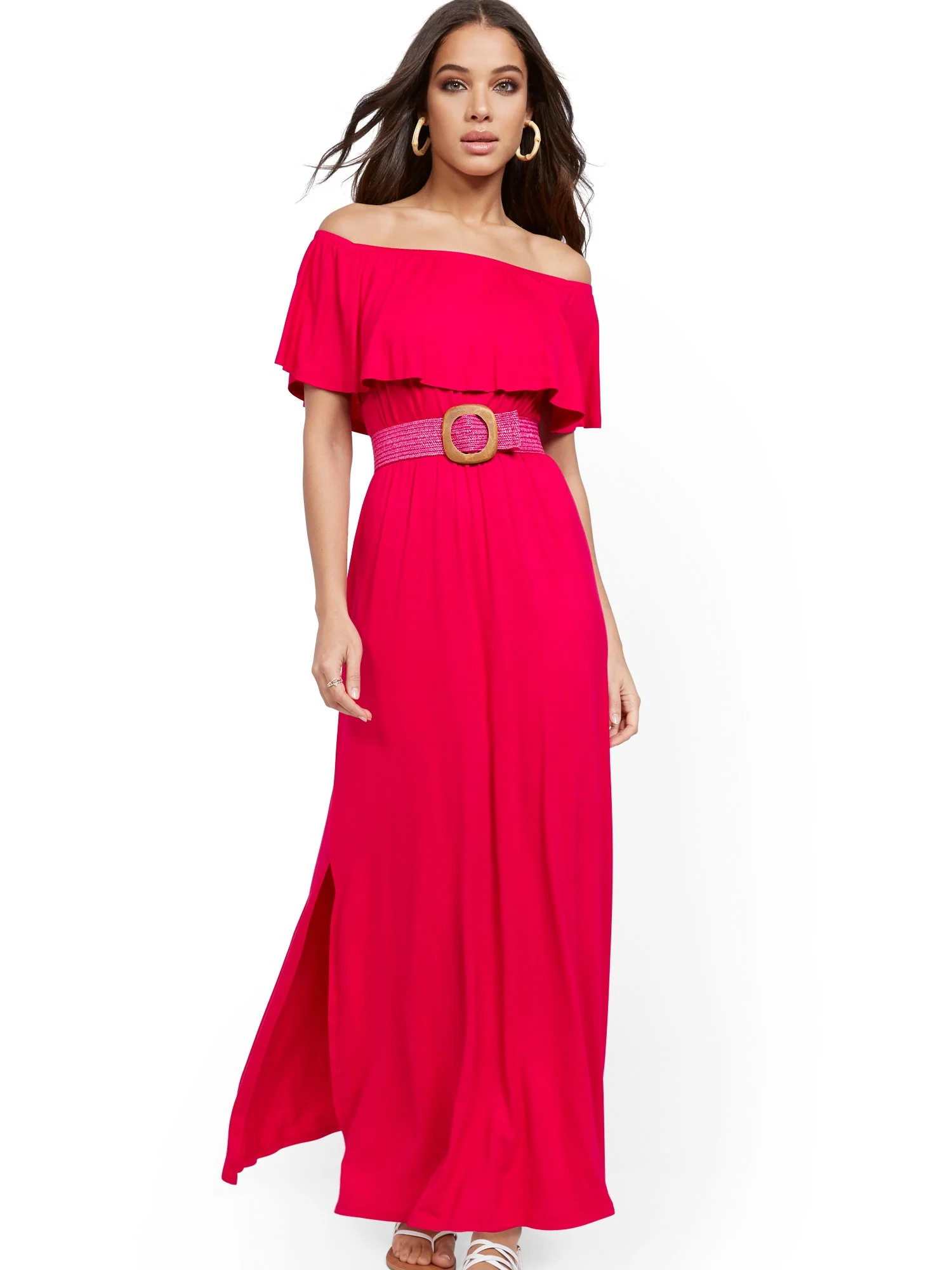 Off-The-Shoulder Maxi Dress - Image 9