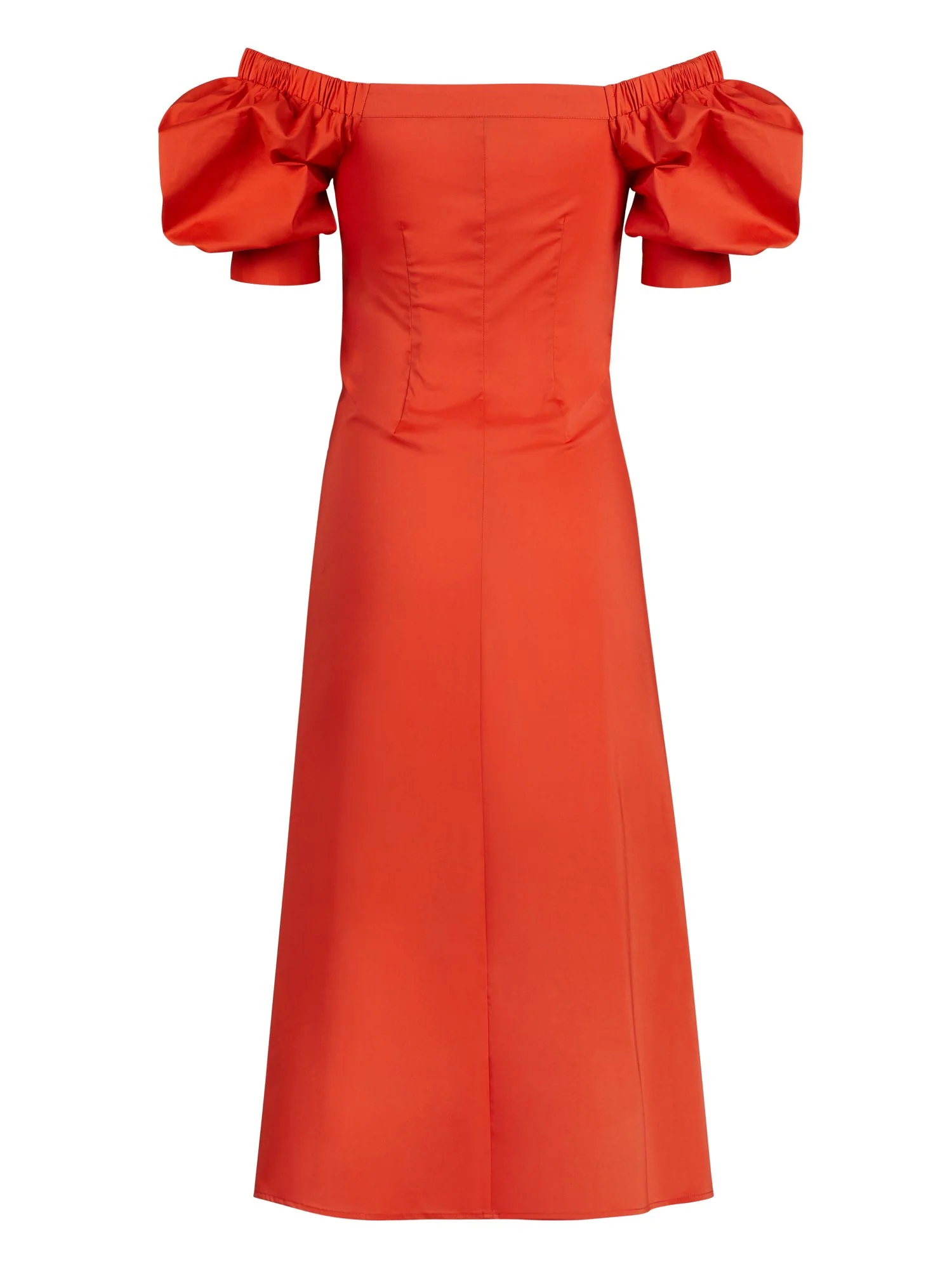 Off-The-Shoulder Poplin Maxi Shirt - Image 3