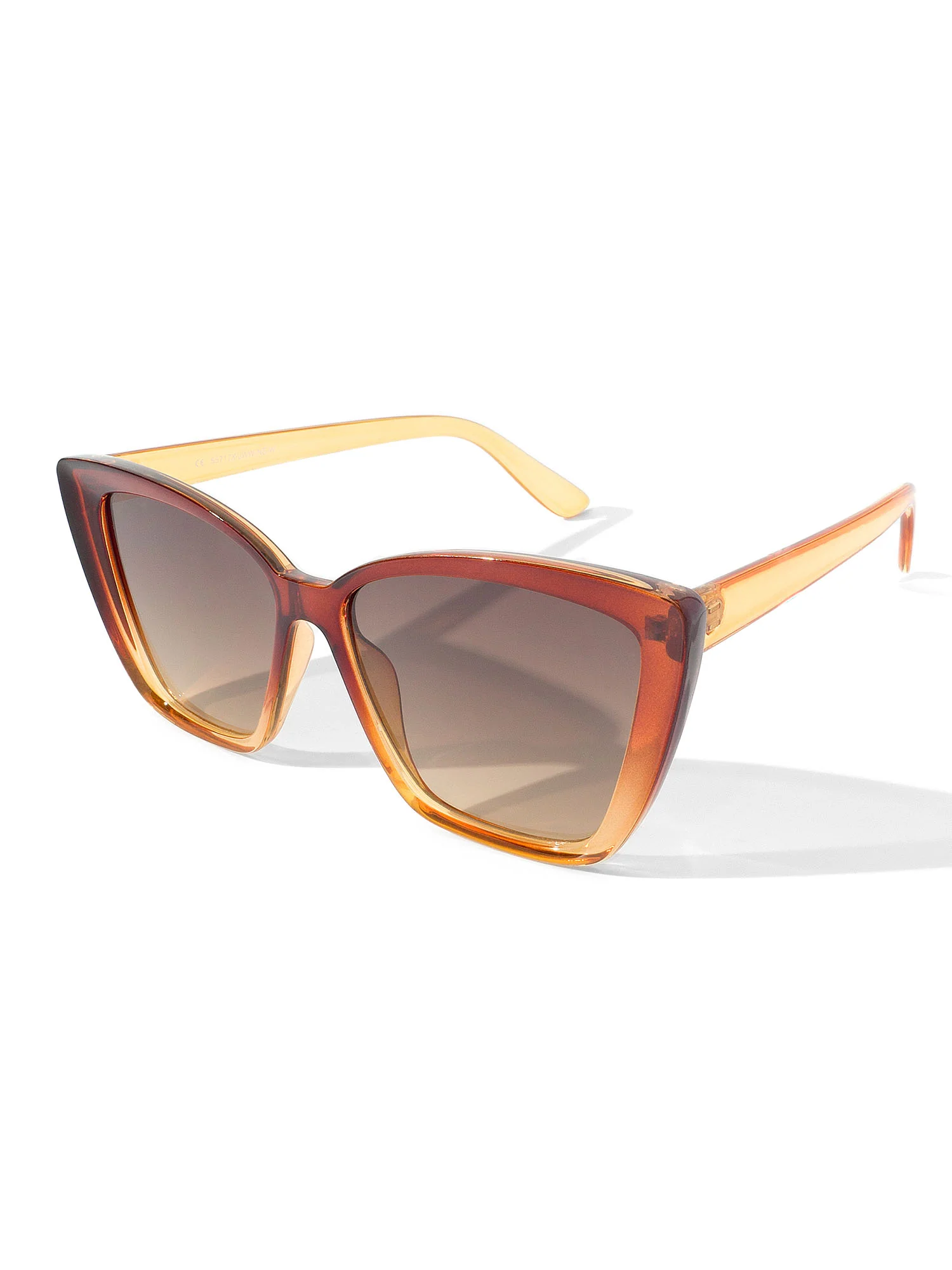 Ombre Cat-Eye Full Rim Sunglasses